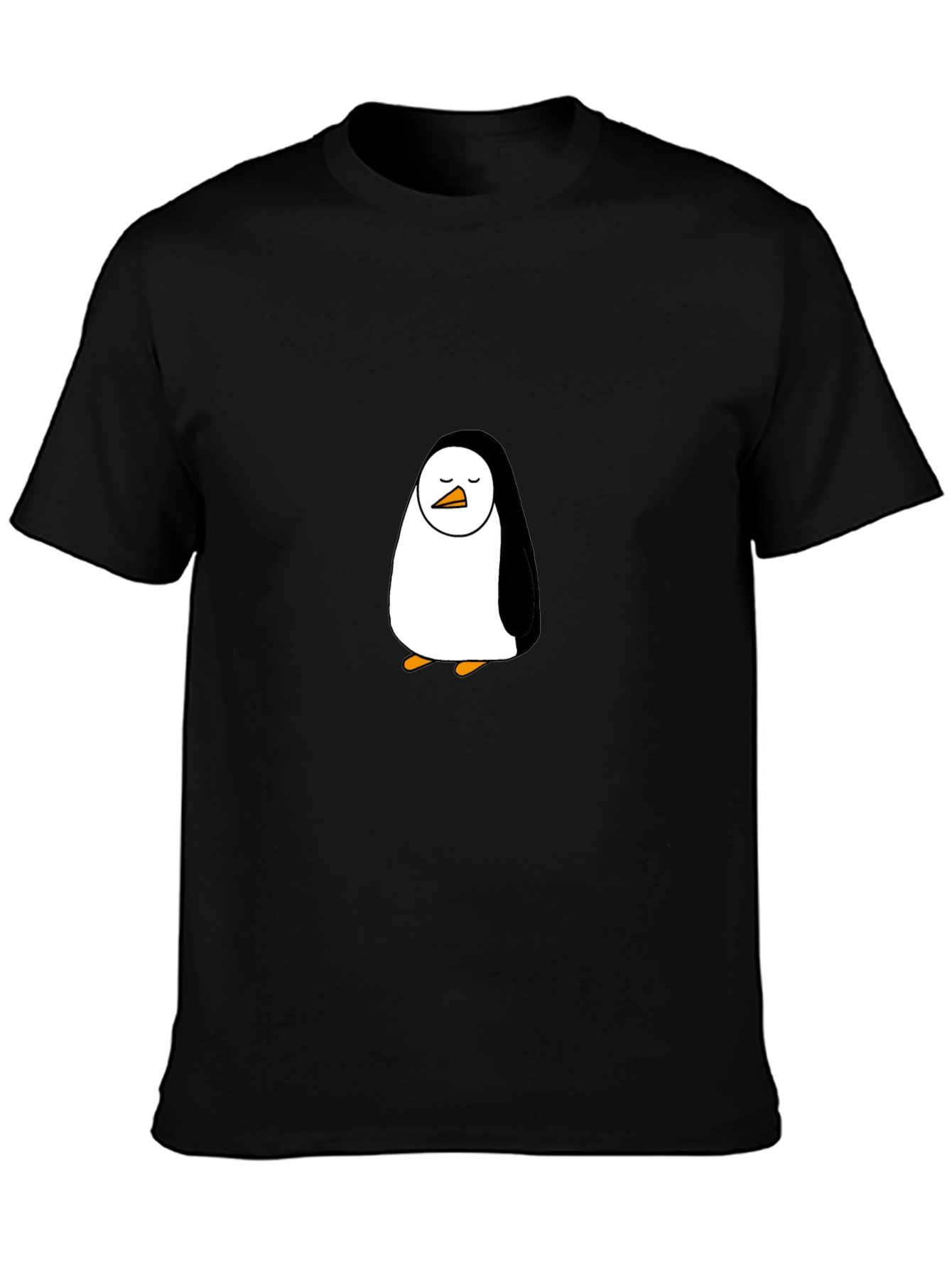 Penguin Graphic Black T-Shirt