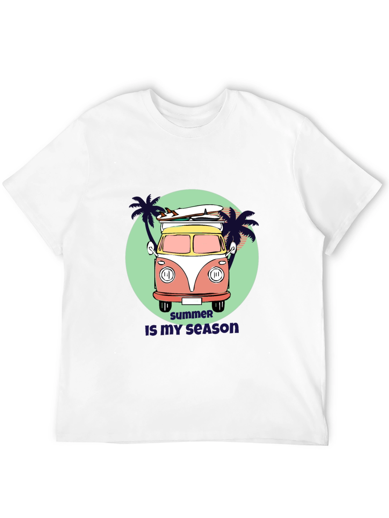 Summer Season Surf Van Graphic Tee
