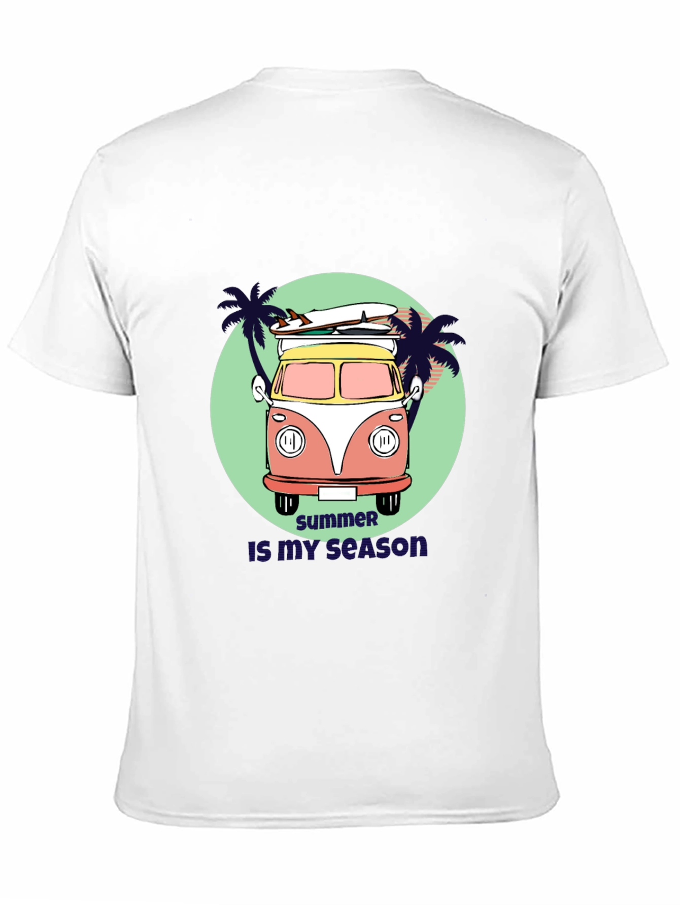Summer Season Surf Van Graphic Tee