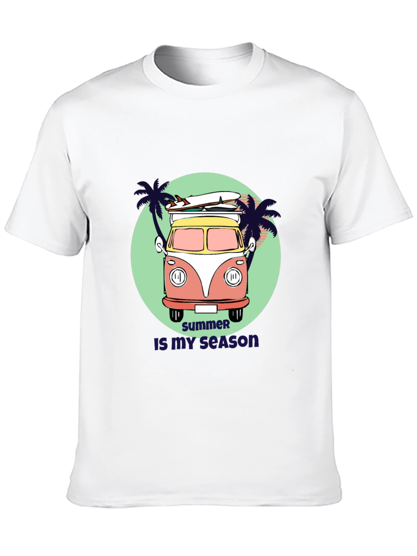 Summer Season Surf Van Graphic Tee