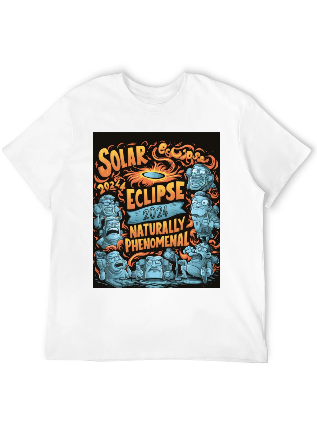 Solar Eclipse 2024 Naturally Phenomenal Graphic T-Shirt