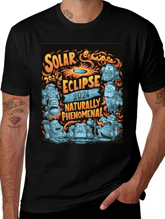 Solar Eclipse 2024 Naturally Phenomenal Graphic T-Shirt