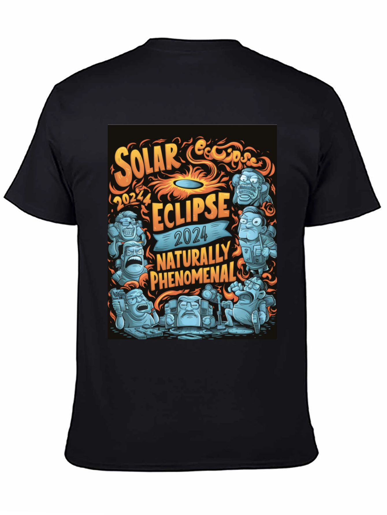 Solar Eclipse 2024 Naturally Phenomenal Graphic T-Shirt
