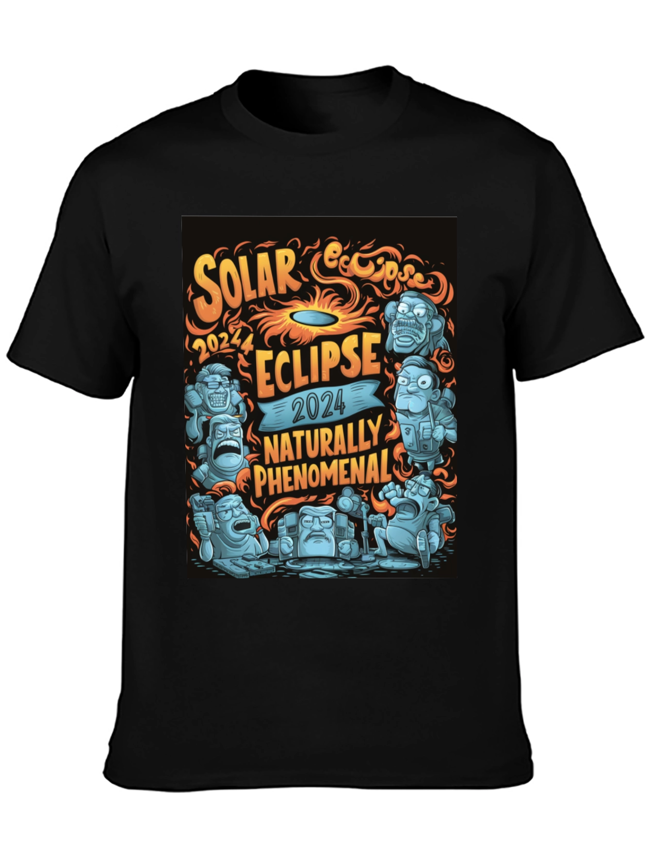 Solar Eclipse 2024 Naturally Phenomenal Graphic T-Shirt