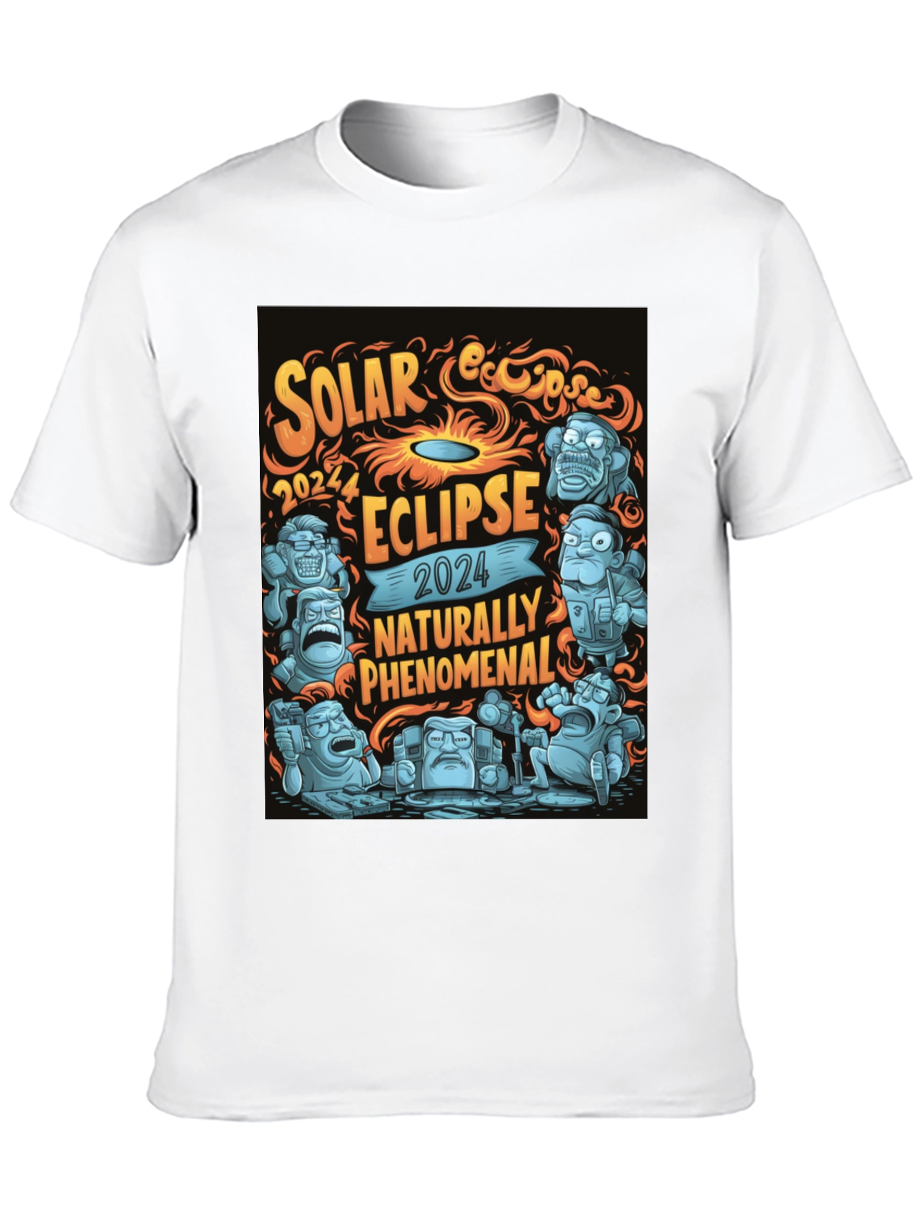 Solar Eclipse 2024 Naturally Phenomenal Graphic T-Shirt