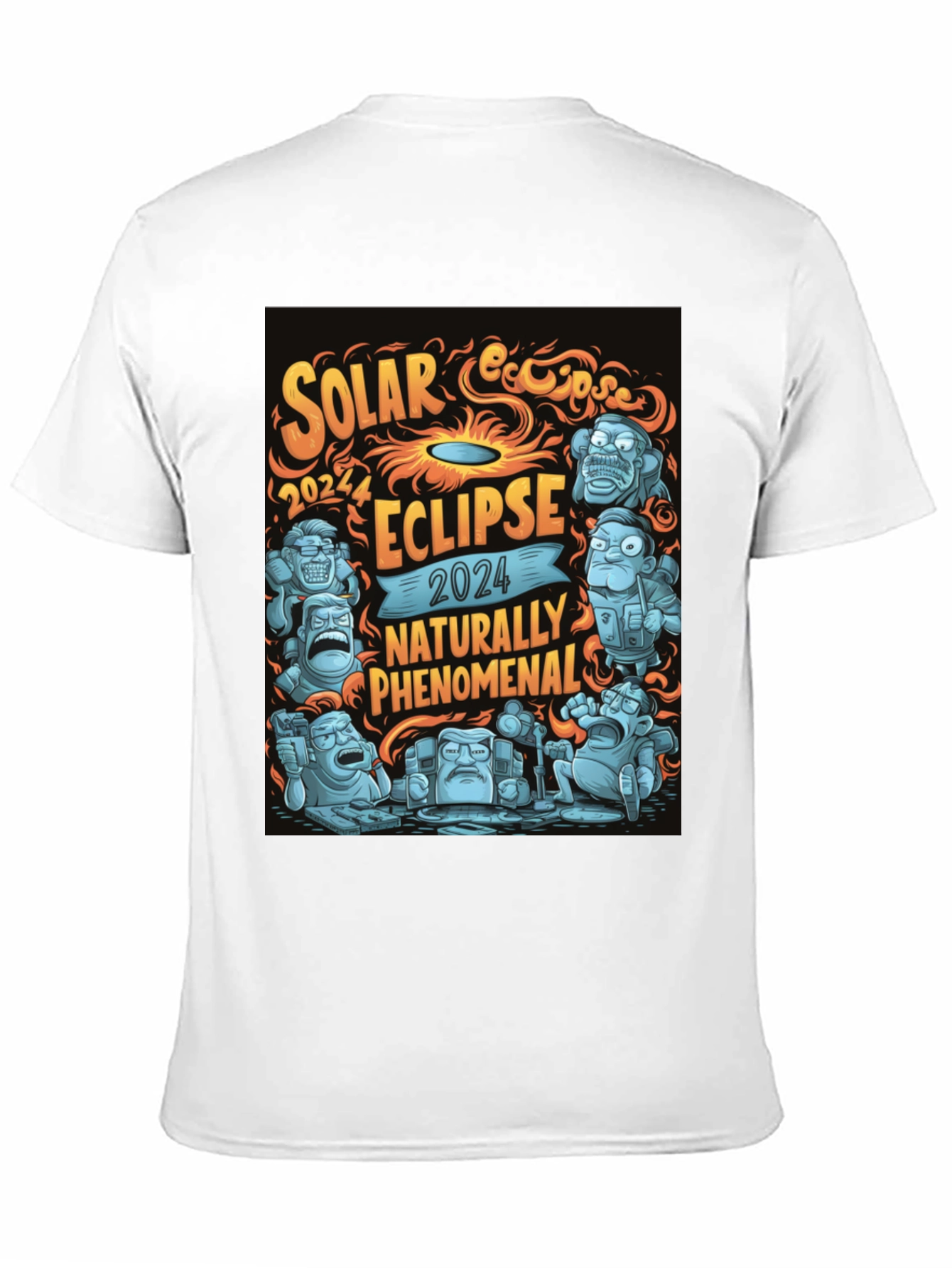 Solar Eclipse 2024 Naturally Phenomenal Graphic T-Shirt