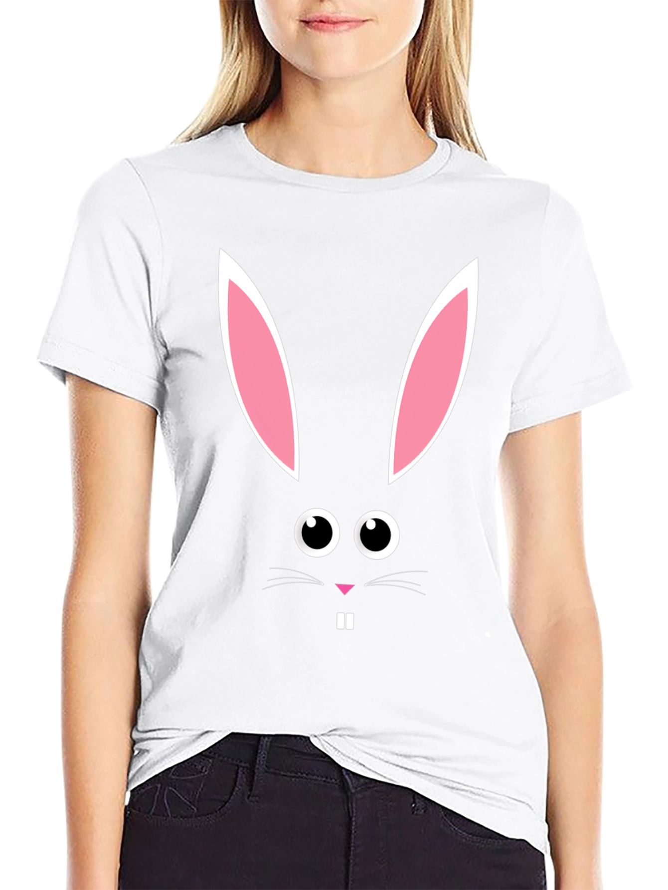 Easter Bunny Face T-Shirt - Funny Holiday Tee