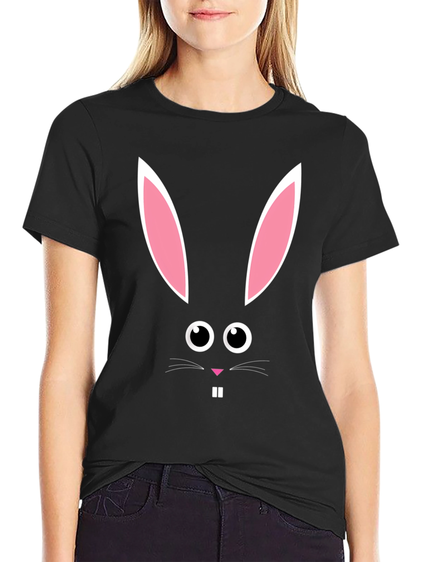 Easter Bunny Face T-Shirt - Funny Holiday Tee