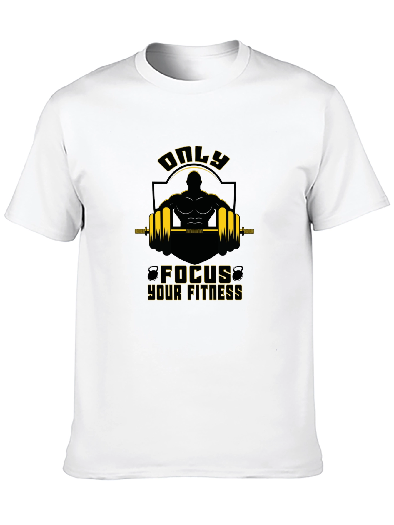 Focus Your Fitness Graphic T-Shirt - Black