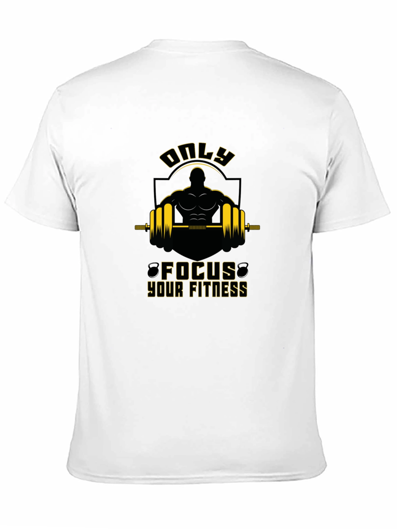 Focus Your Fitness Graphic T-Shirt - Black