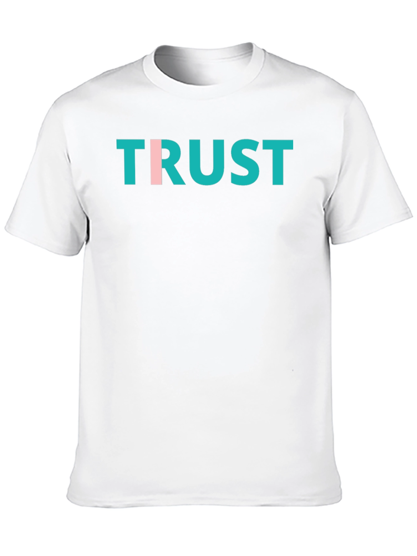 Trust Graphic Tee - Black Casual Cotton T-Shirt