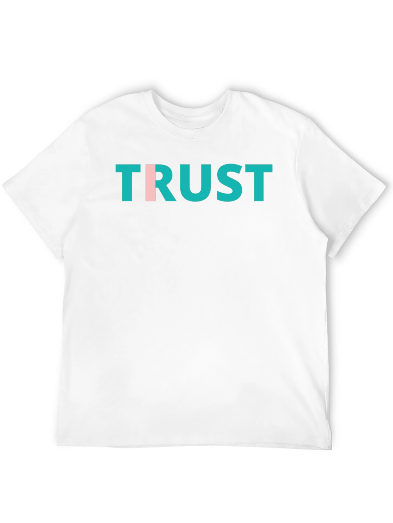 Trust Graphic Tee - Black Casual Cotton T-Shirt