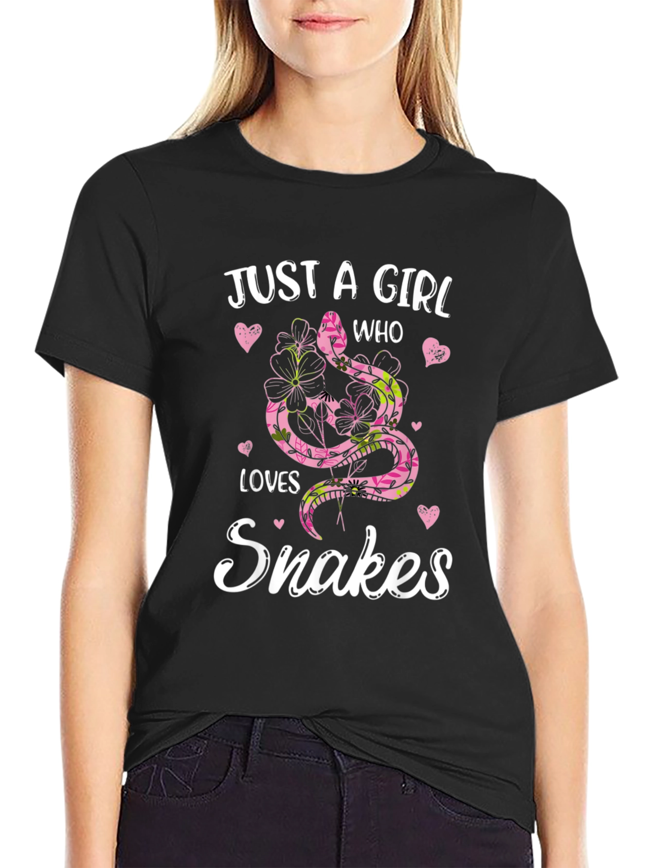 Just A Girl Who Loves Snakes T-Shirt