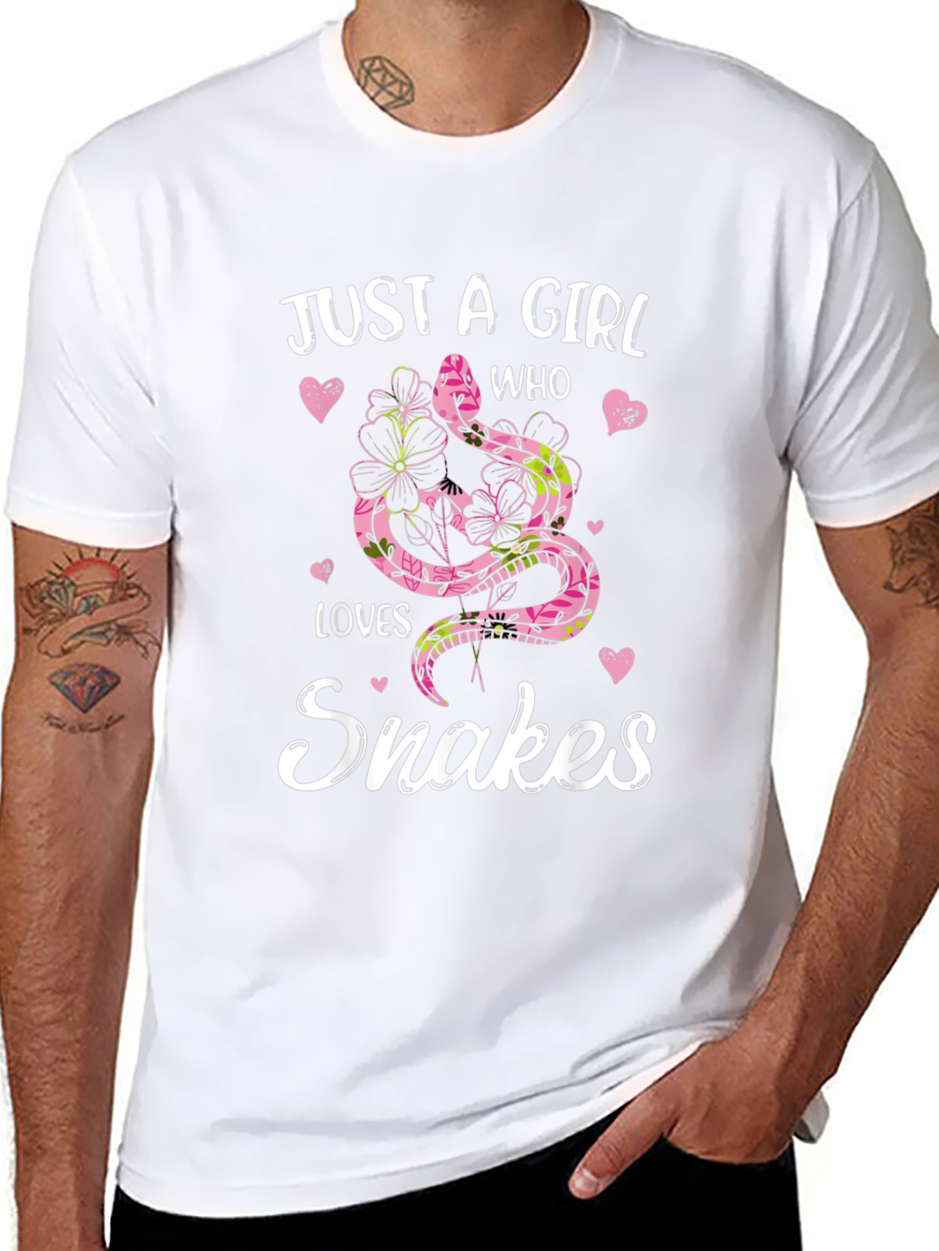 Just A Girl Who Loves Snakes T-Shirt