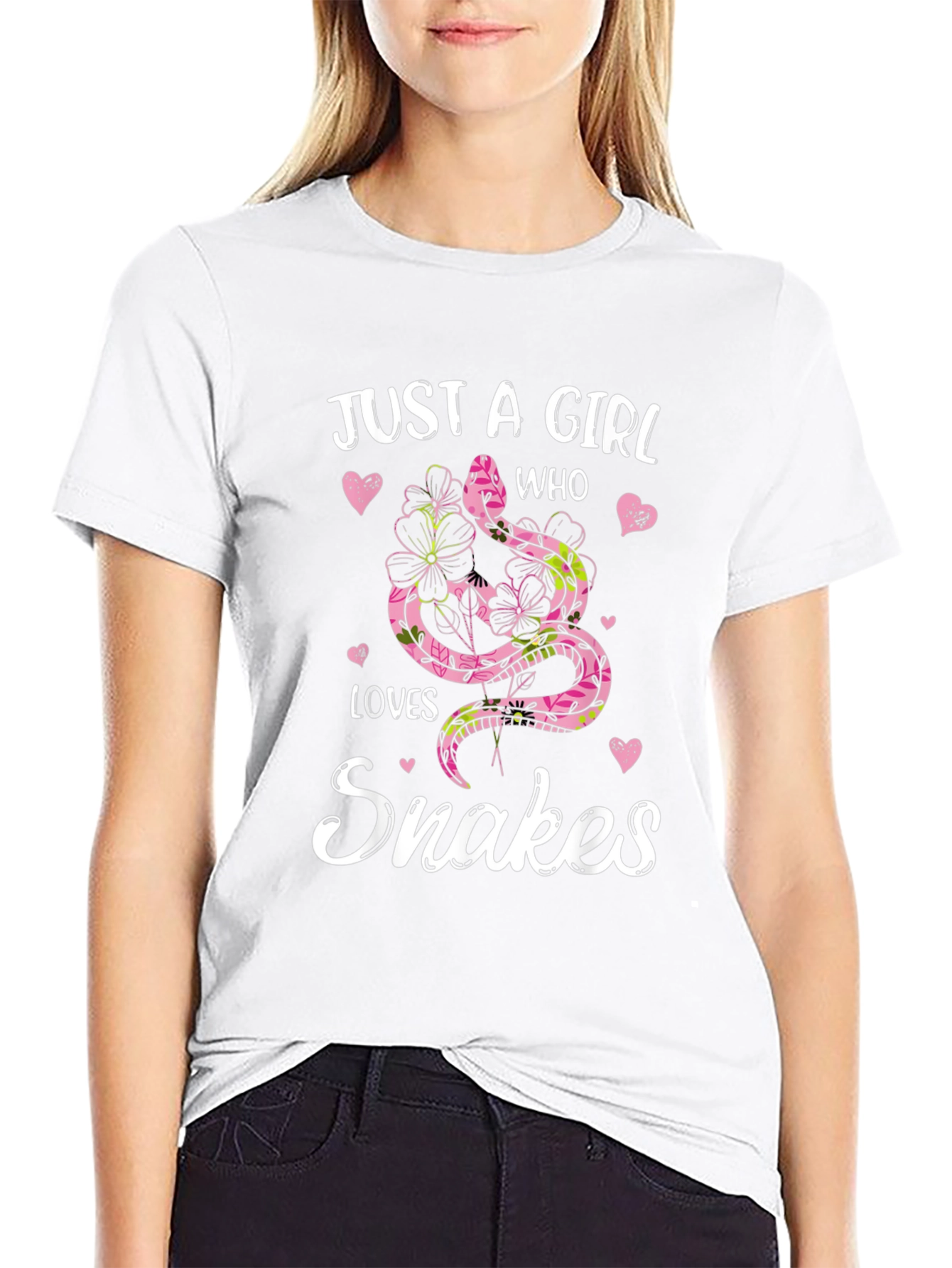 Just A Girl Who Loves Snakes T-Shirt