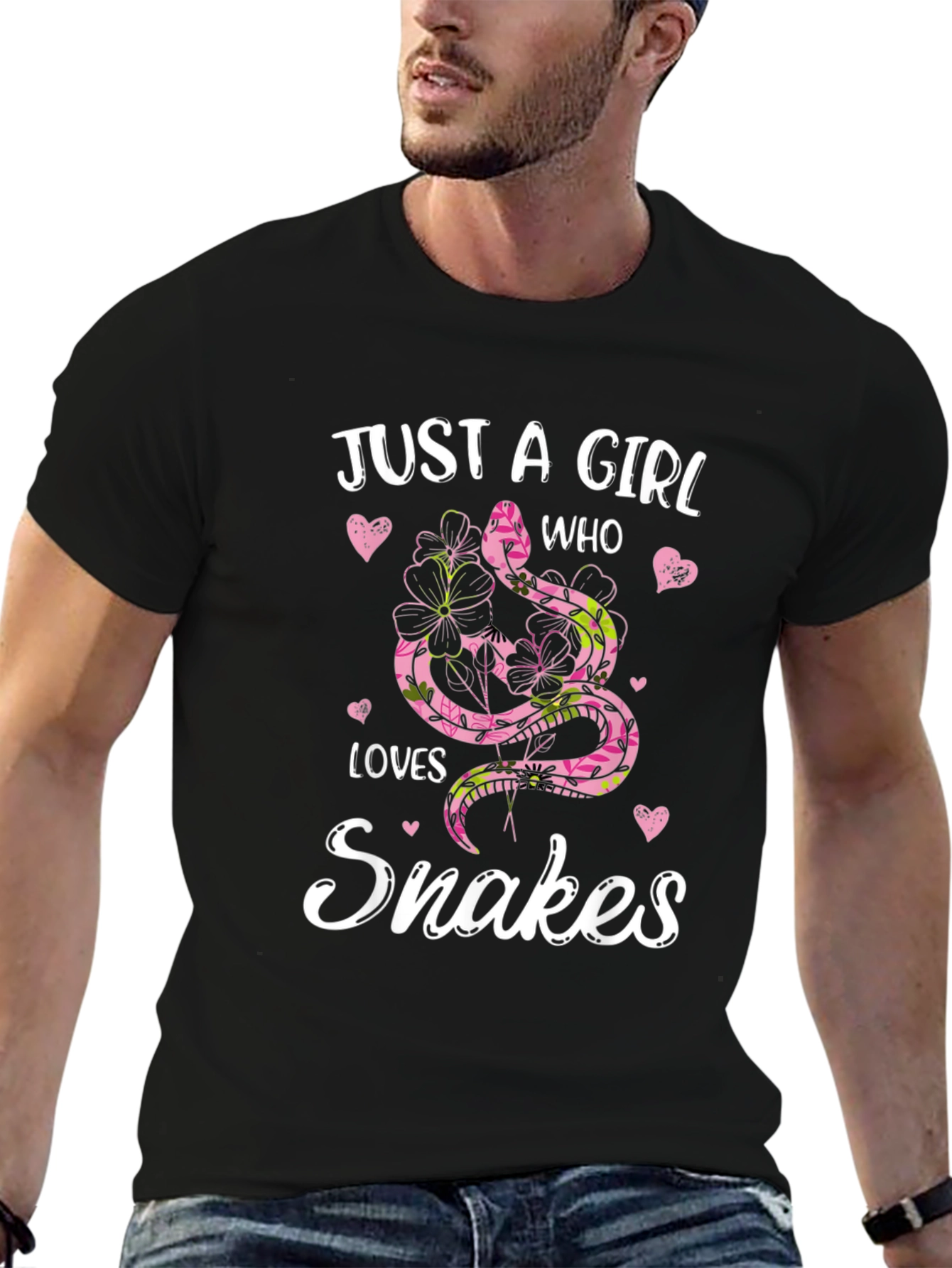 Just A Girl Who Loves Snakes T-Shirt