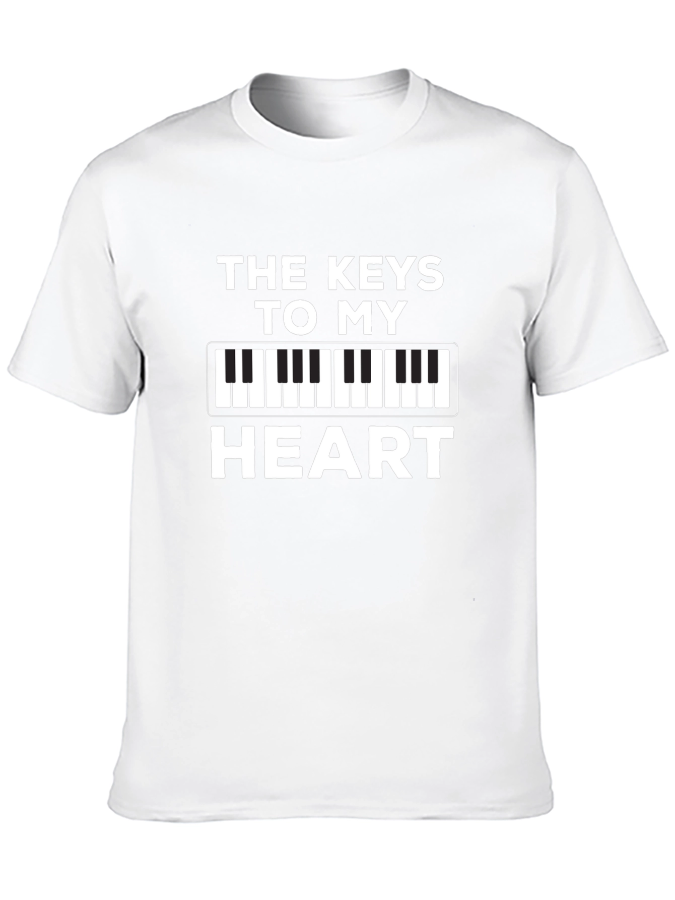 Keys to My Heart Piano T-Shirt