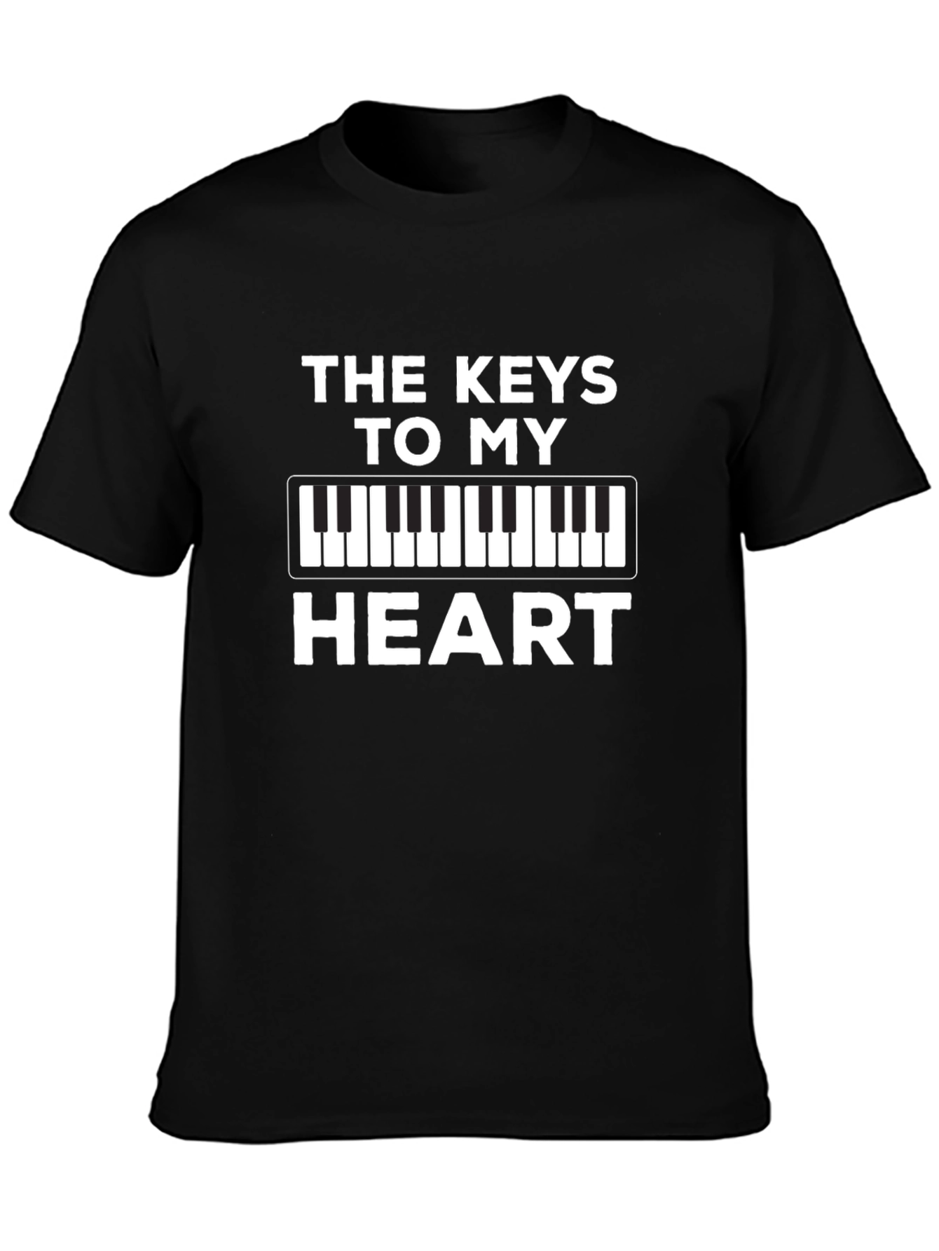 Keys to My Heart Piano T-Shirt