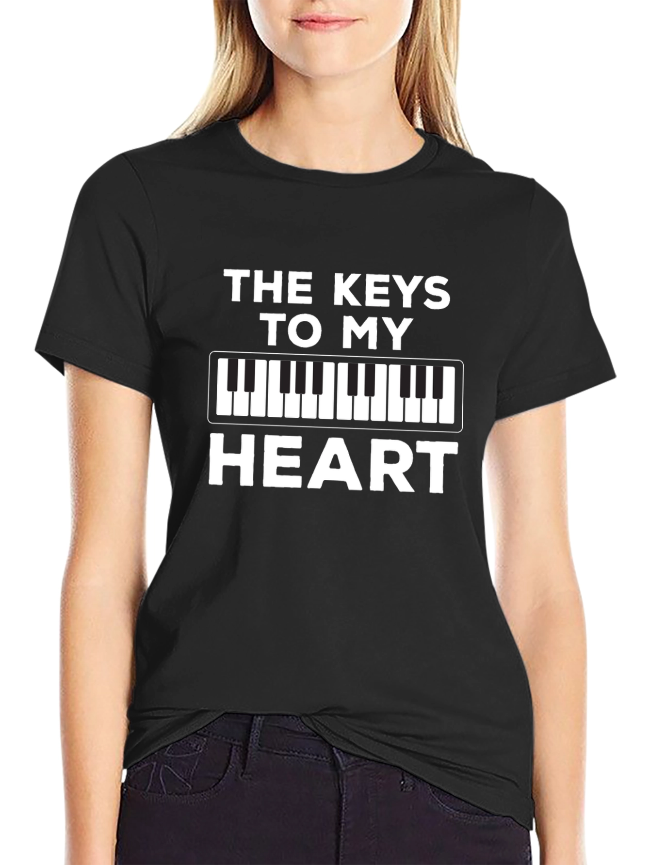 Keys to My Heart Piano T-Shirt