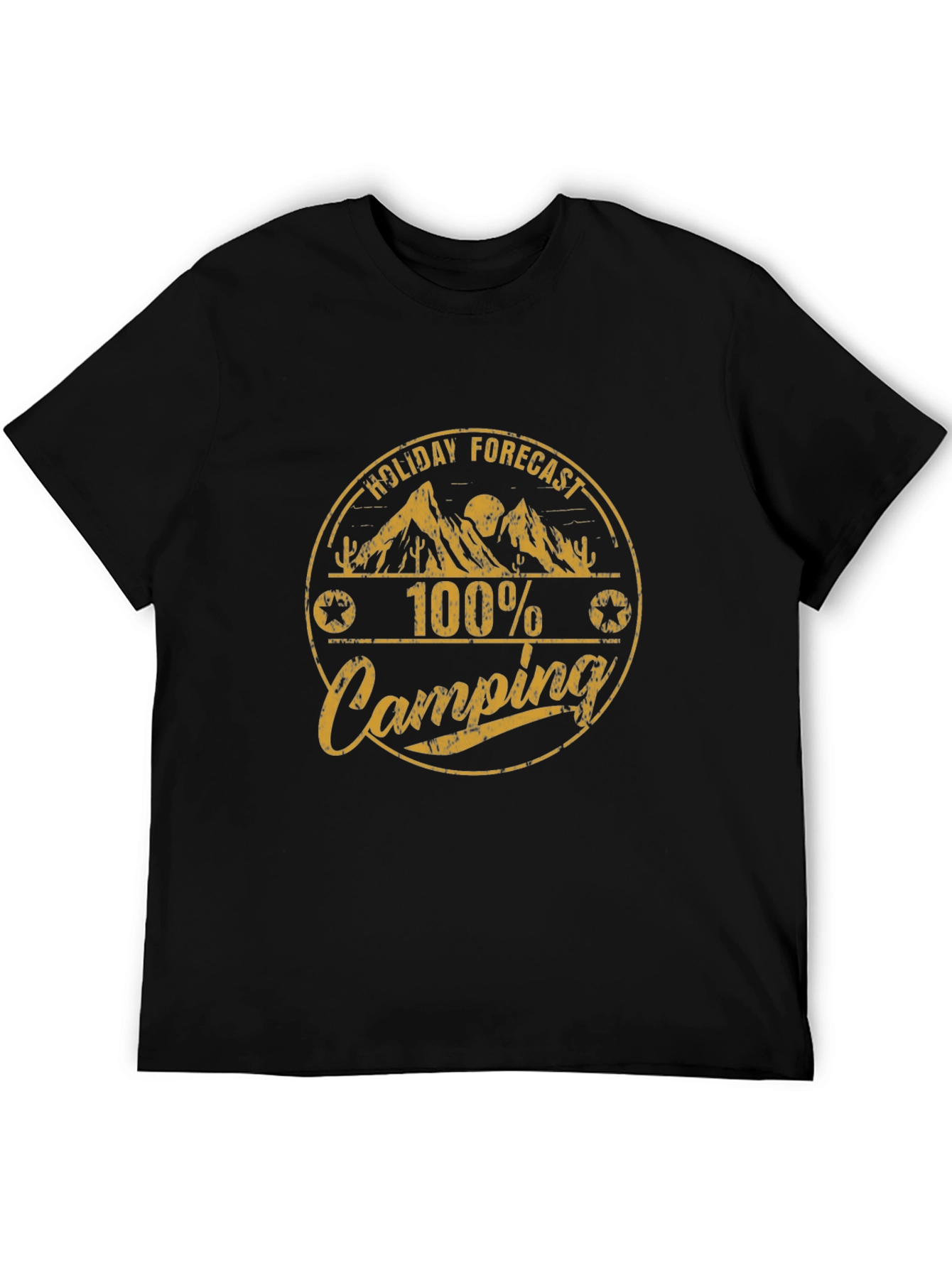 Camping Holiday Forecast Graphic Tee