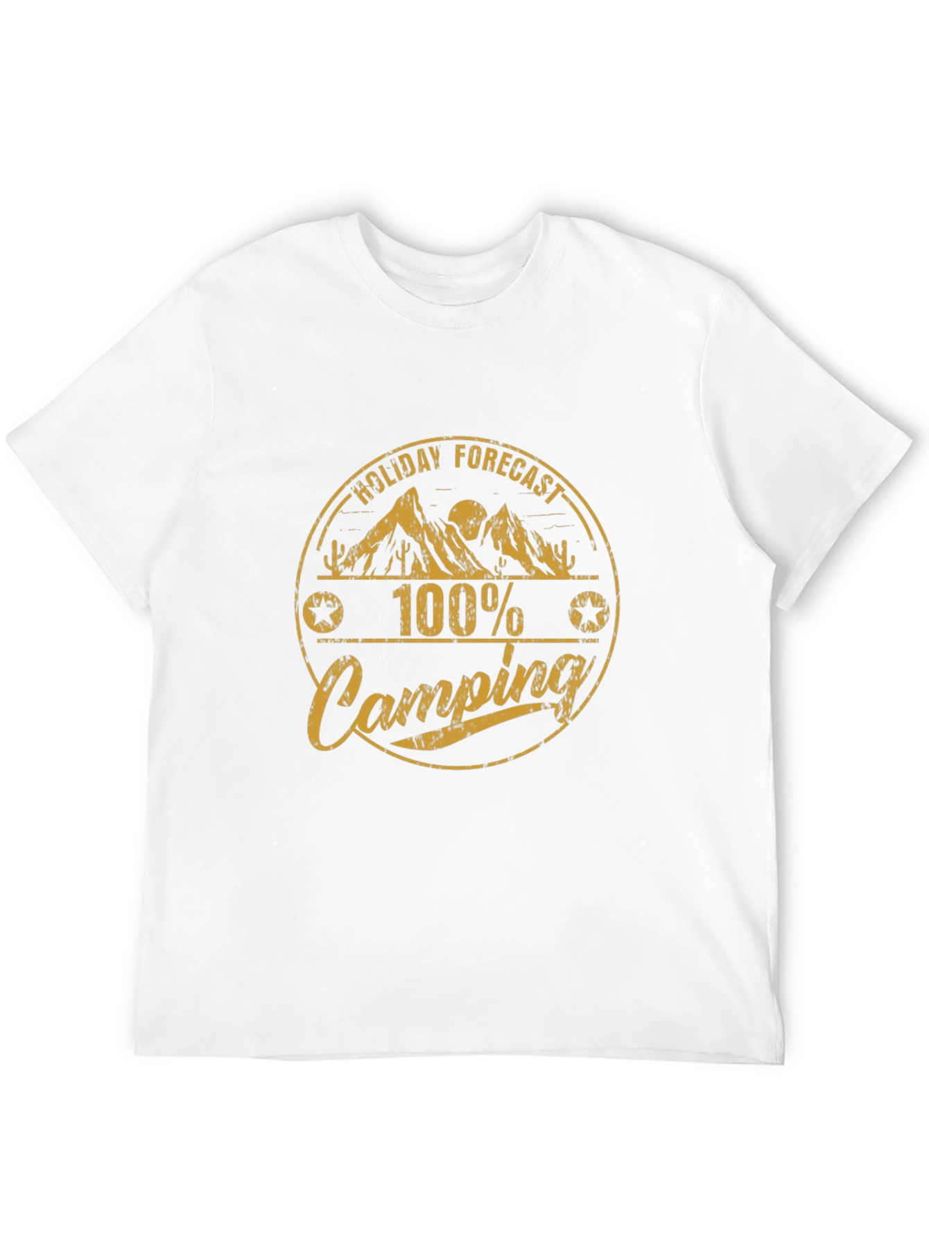 Camping Holiday Forecast Graphic Tee