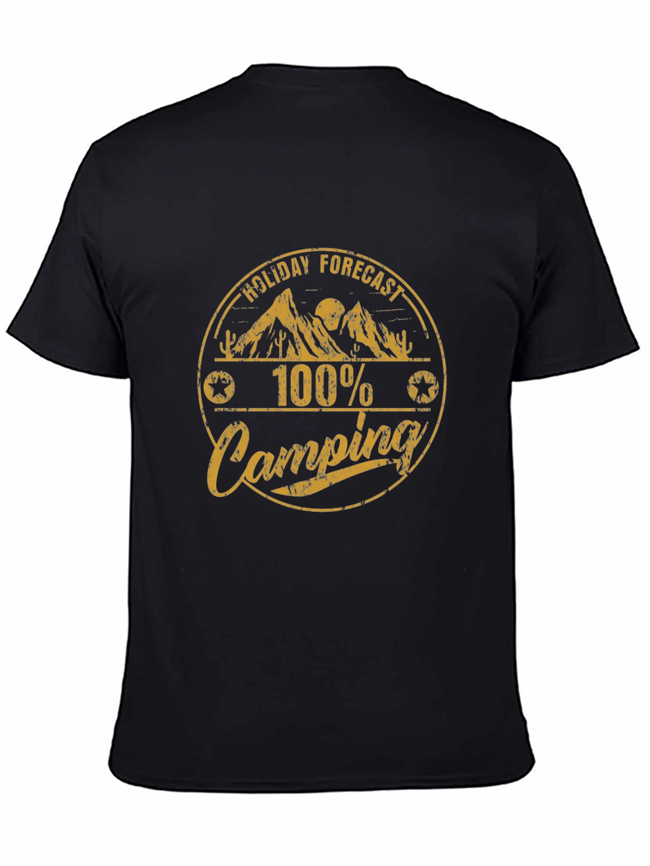 Camping Holiday Forecast Graphic Tee