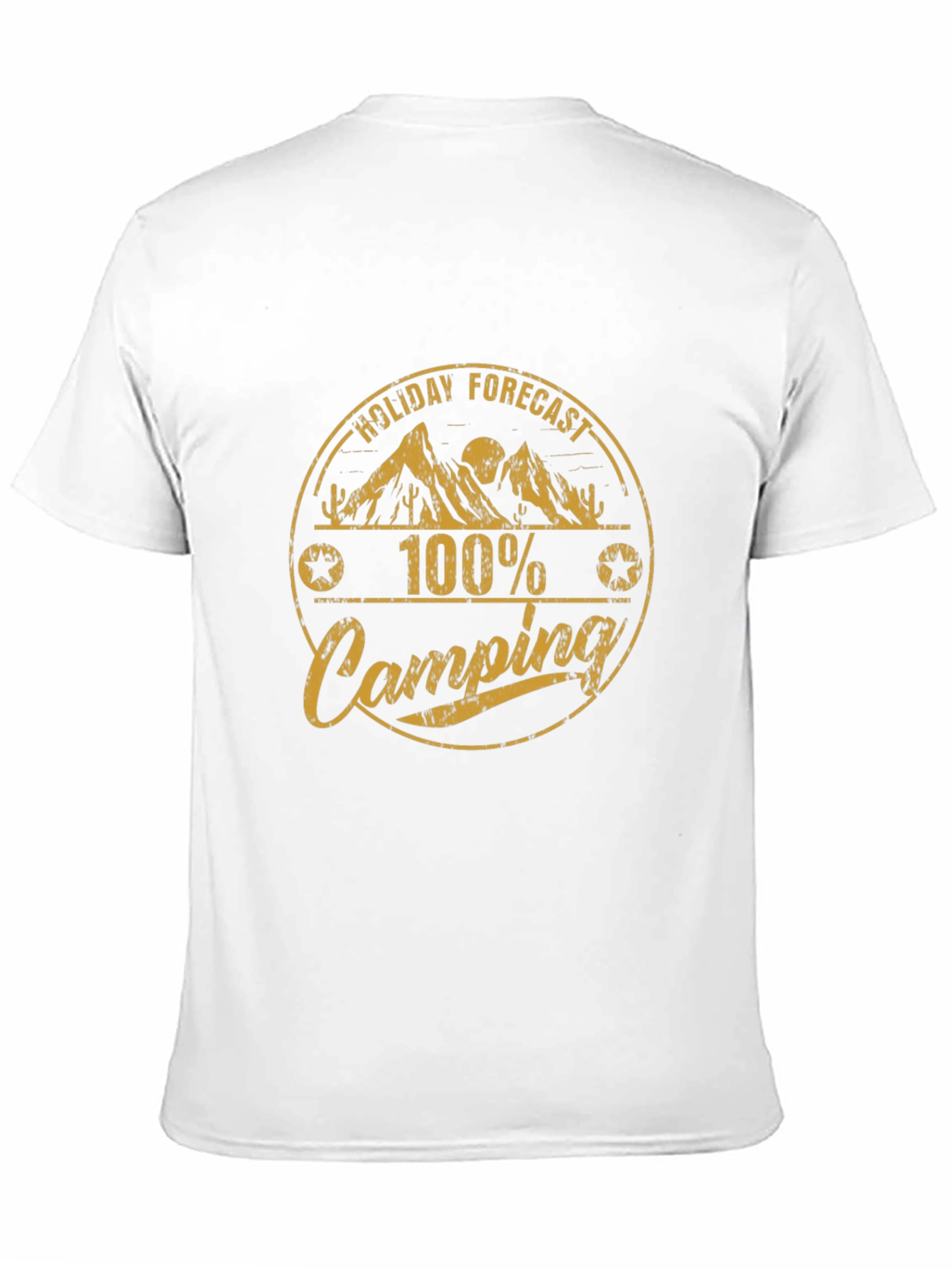 Camping Holiday Forecast Graphic Tee