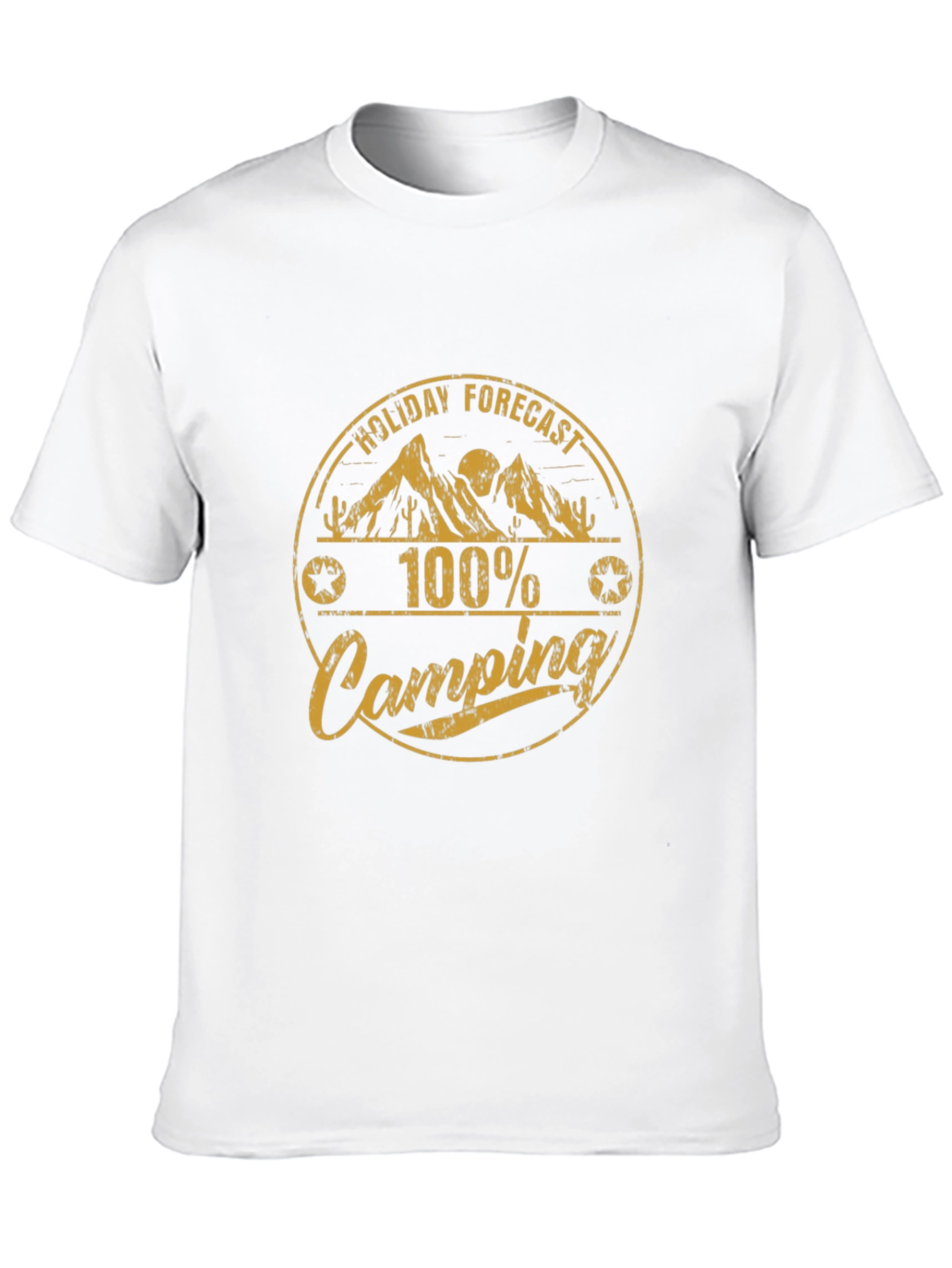 Camping Holiday Forecast Graphic Tee