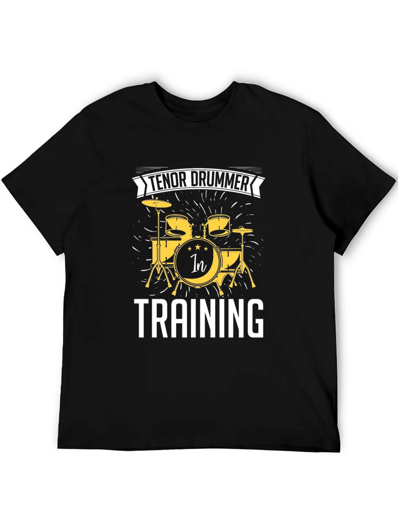 Tenor Drummer Training Black T-Shirt