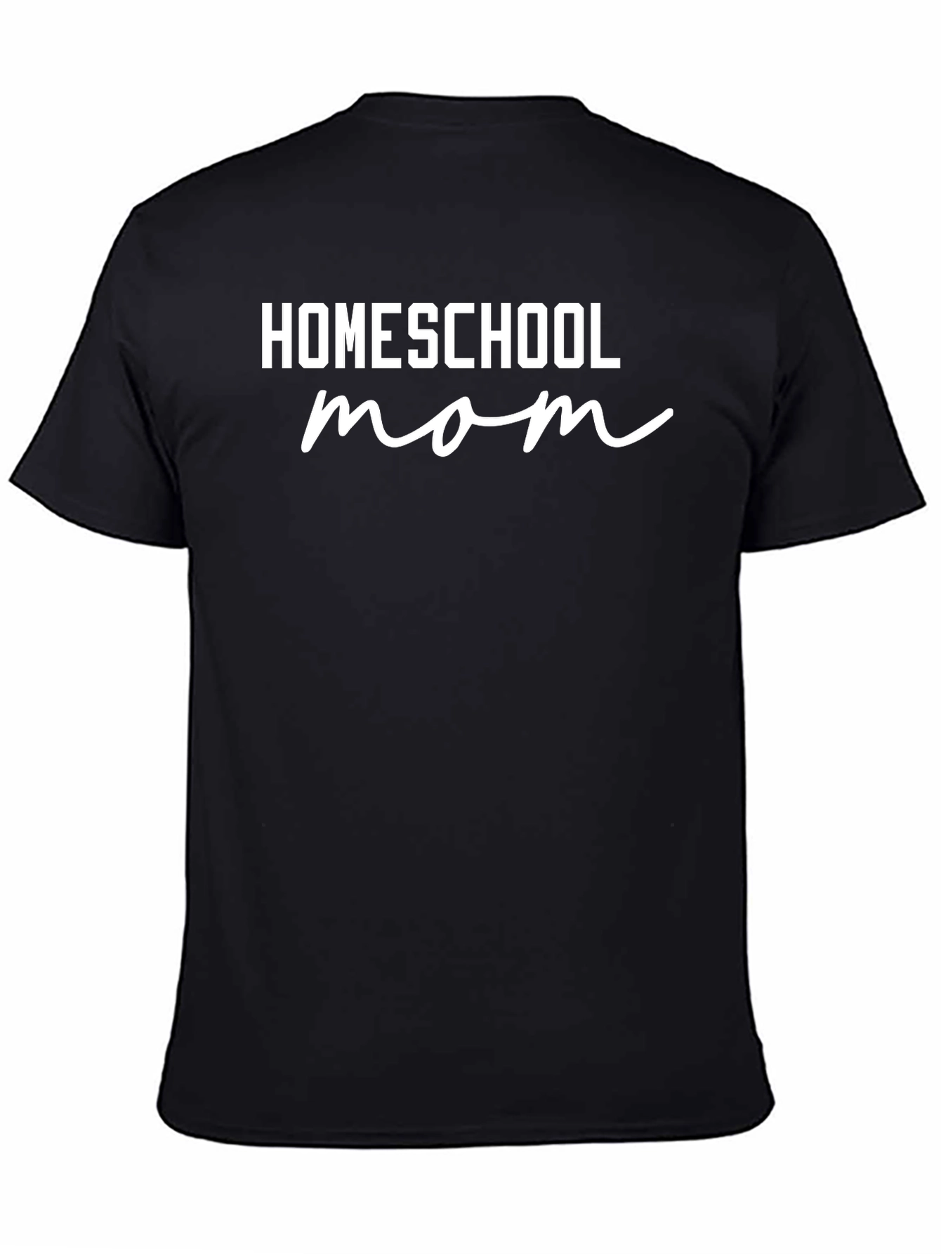 Homeschool Mom Graphic Tee - Black