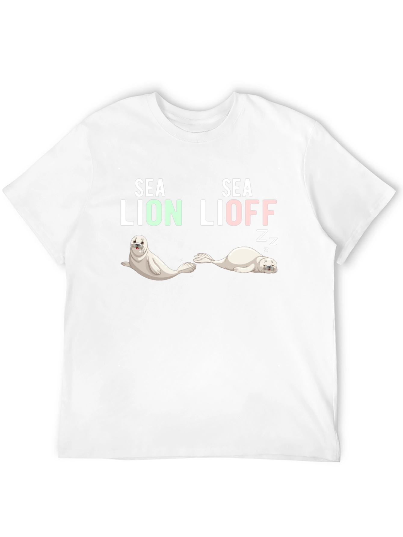 Sea Lion Lioff Funny Graphic T-Shirt