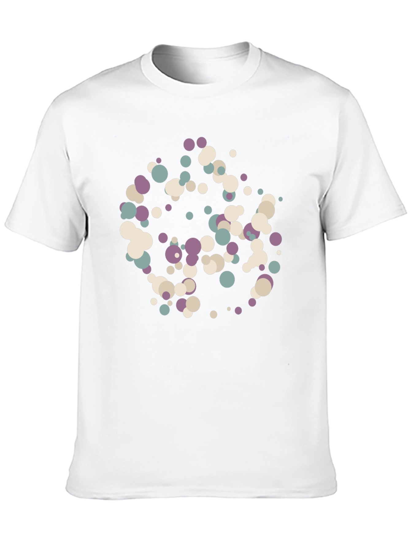 Abstract Dots Black T-Shirt - Modern Art Tee