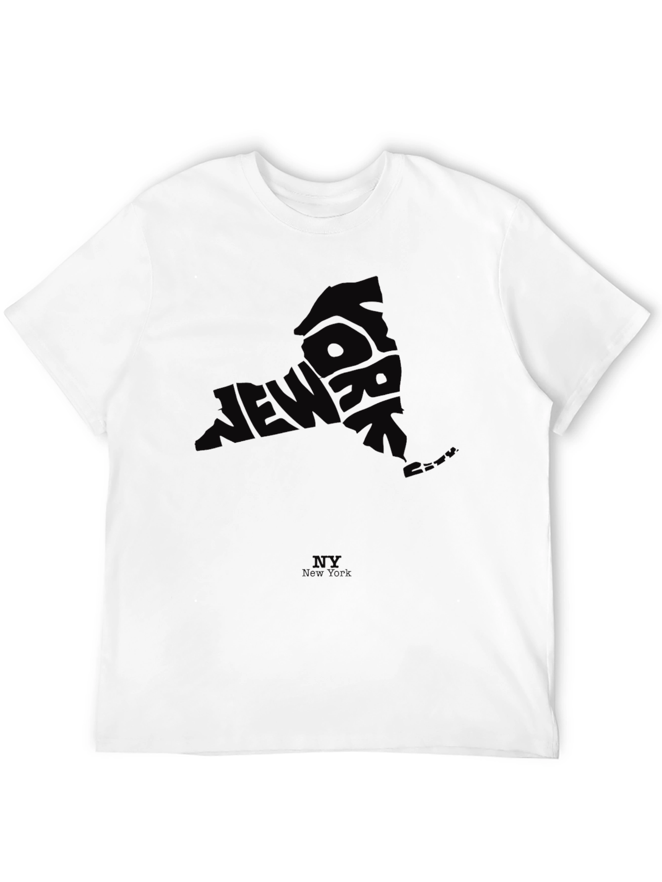 New York State Text T-Shirt