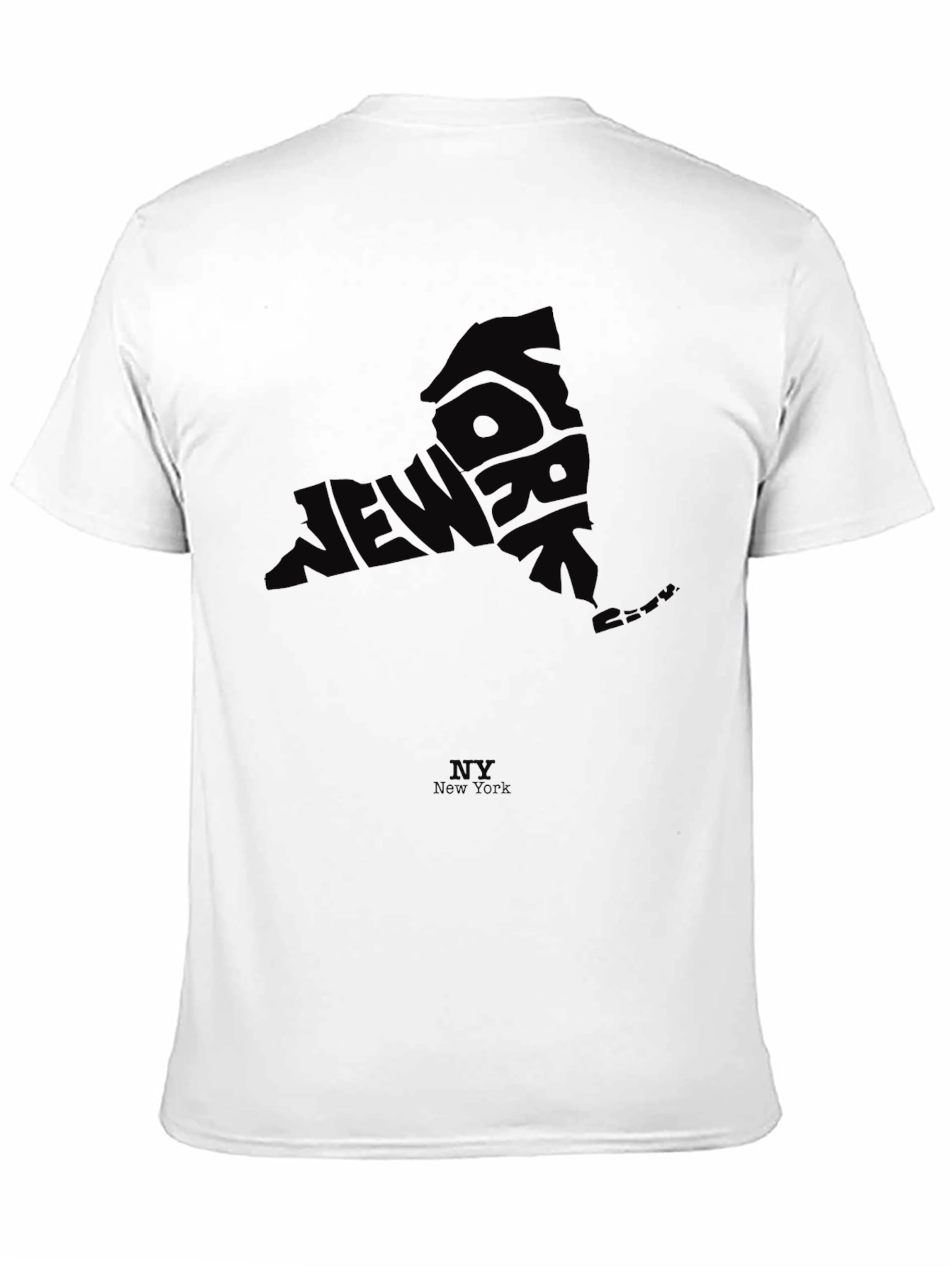 New York State Text T-Shirt