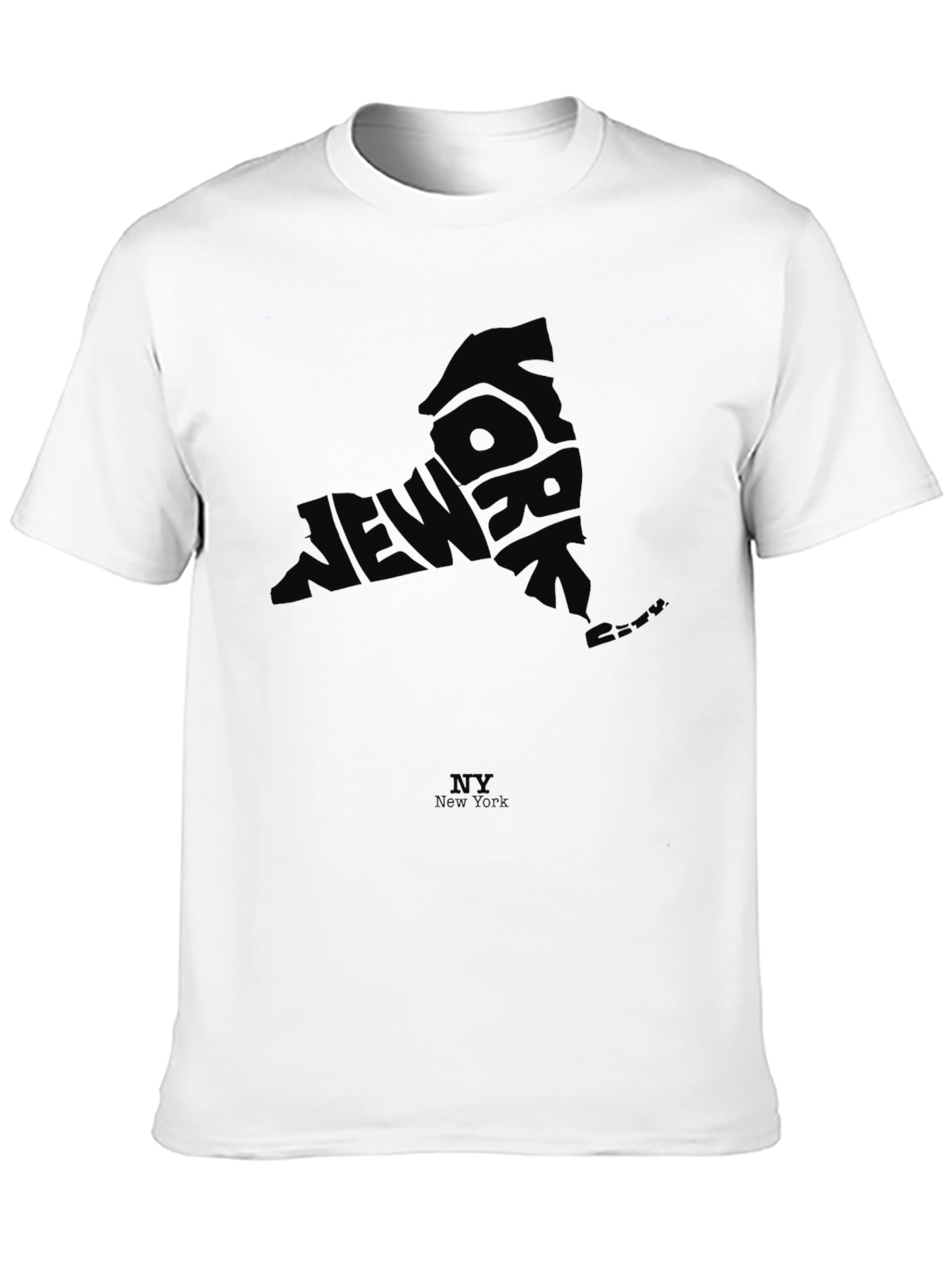 New York State Text T-Shirt