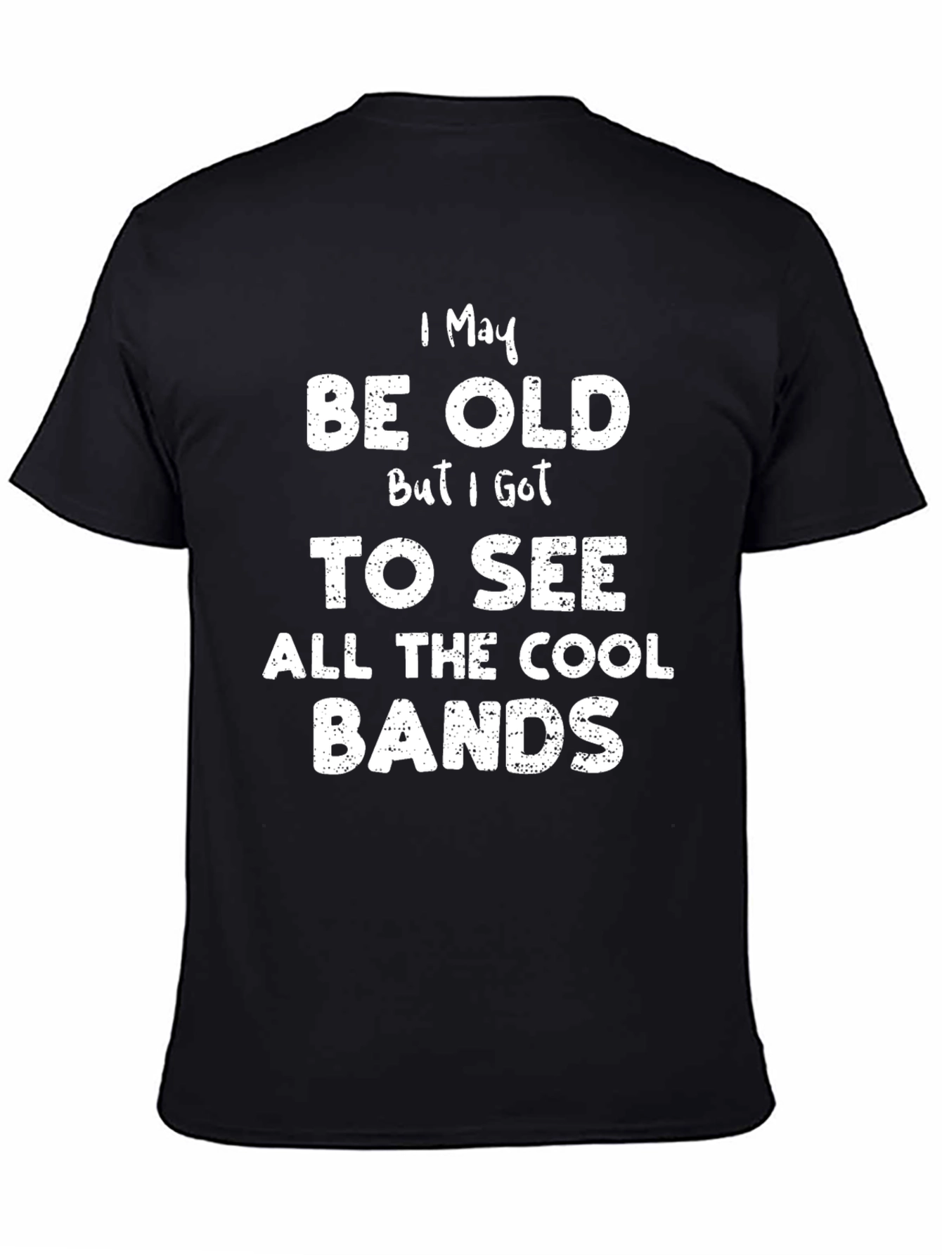 Cool Bands T-Shirt - Funny Old Age Tee