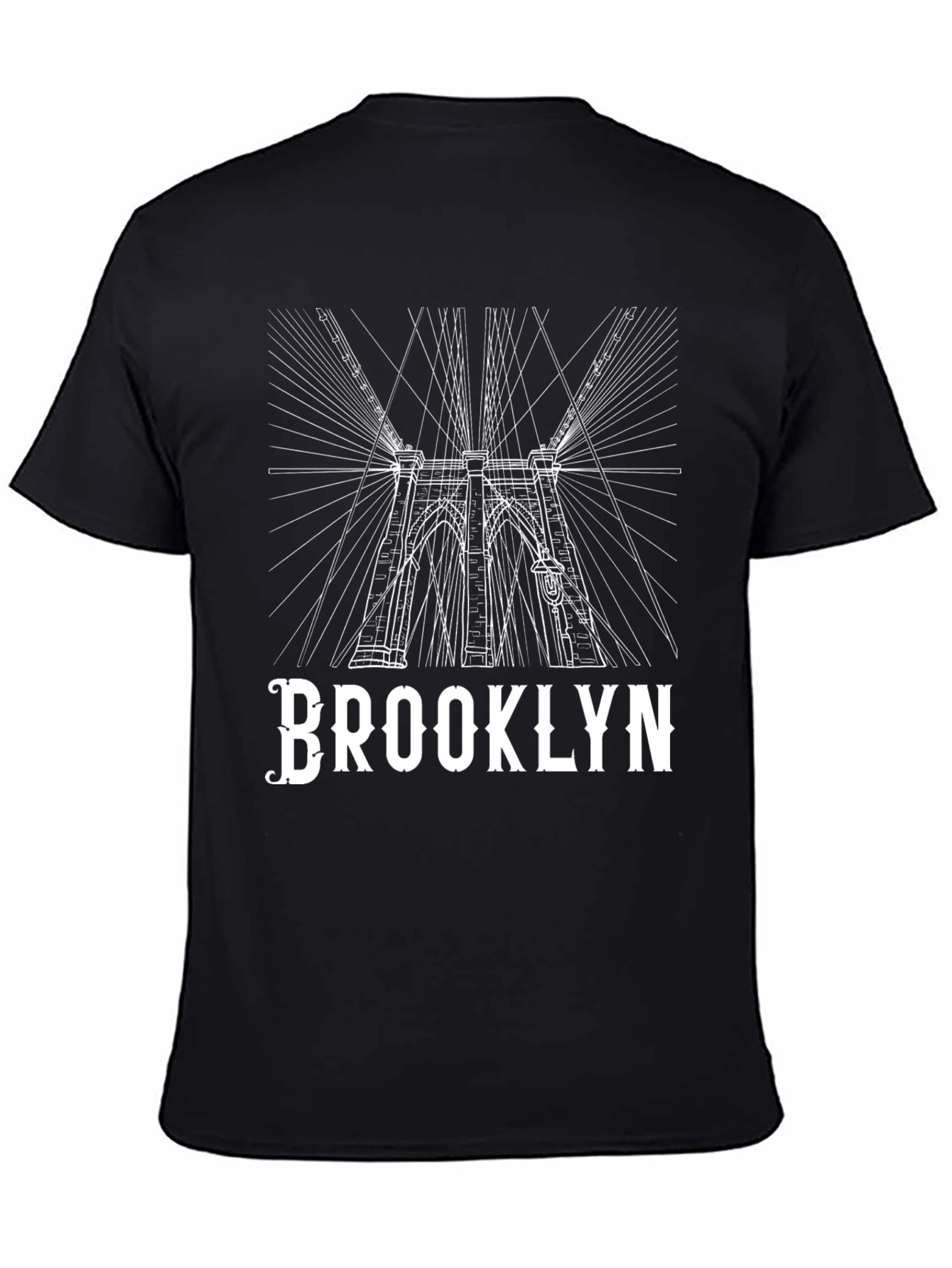 Brooklyn Bridge Graphic Tee - Black