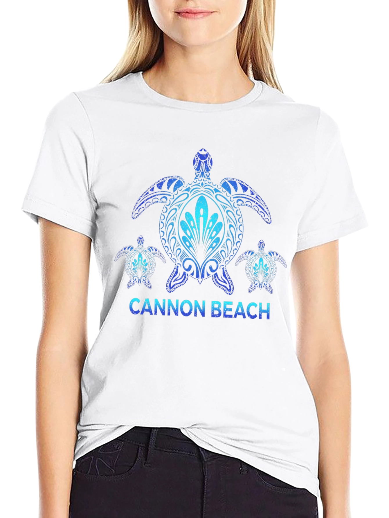 Cannon Beach Turtle Graphic Tee