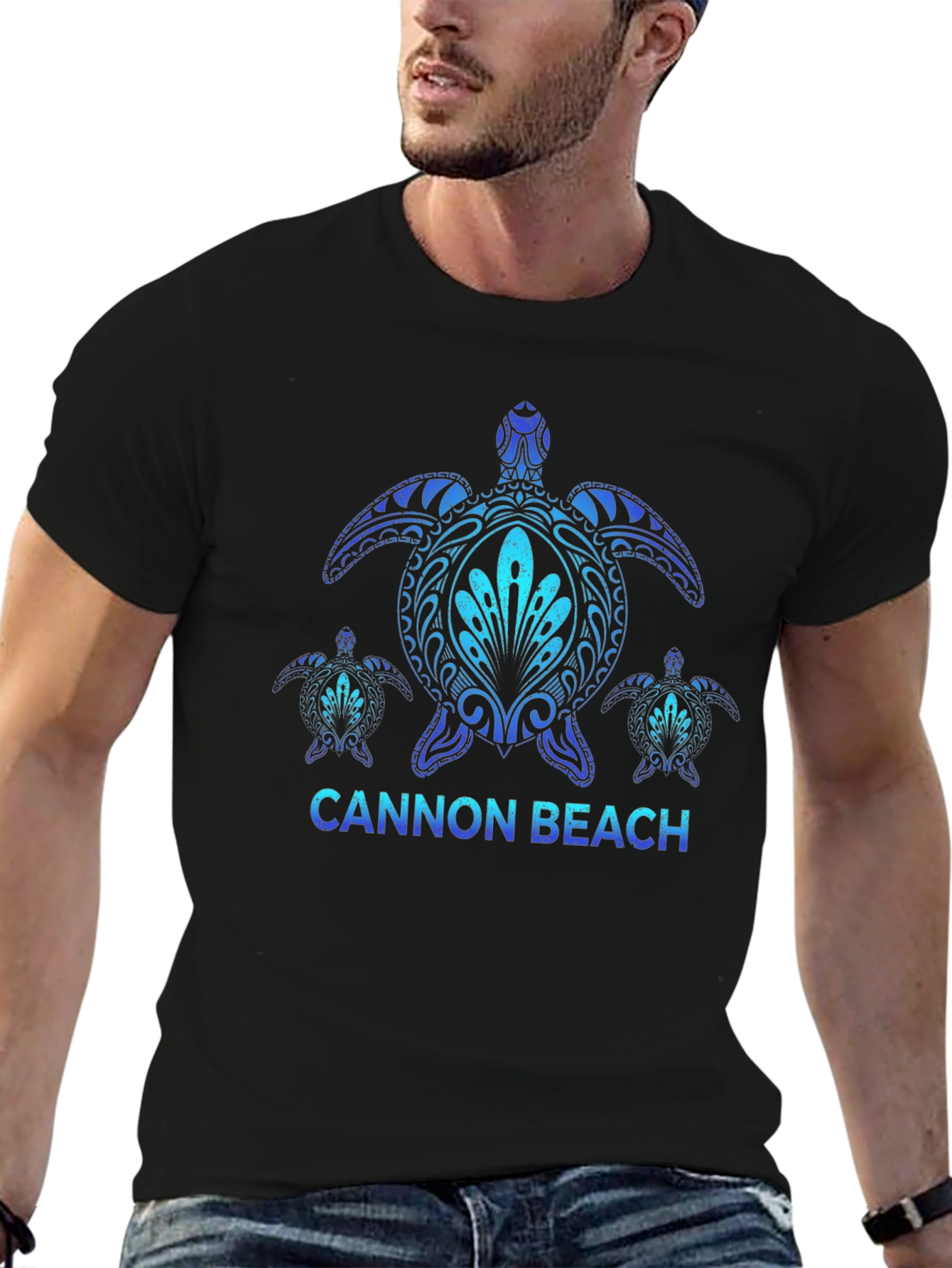 Cannon Beach Turtle Graphic Tee