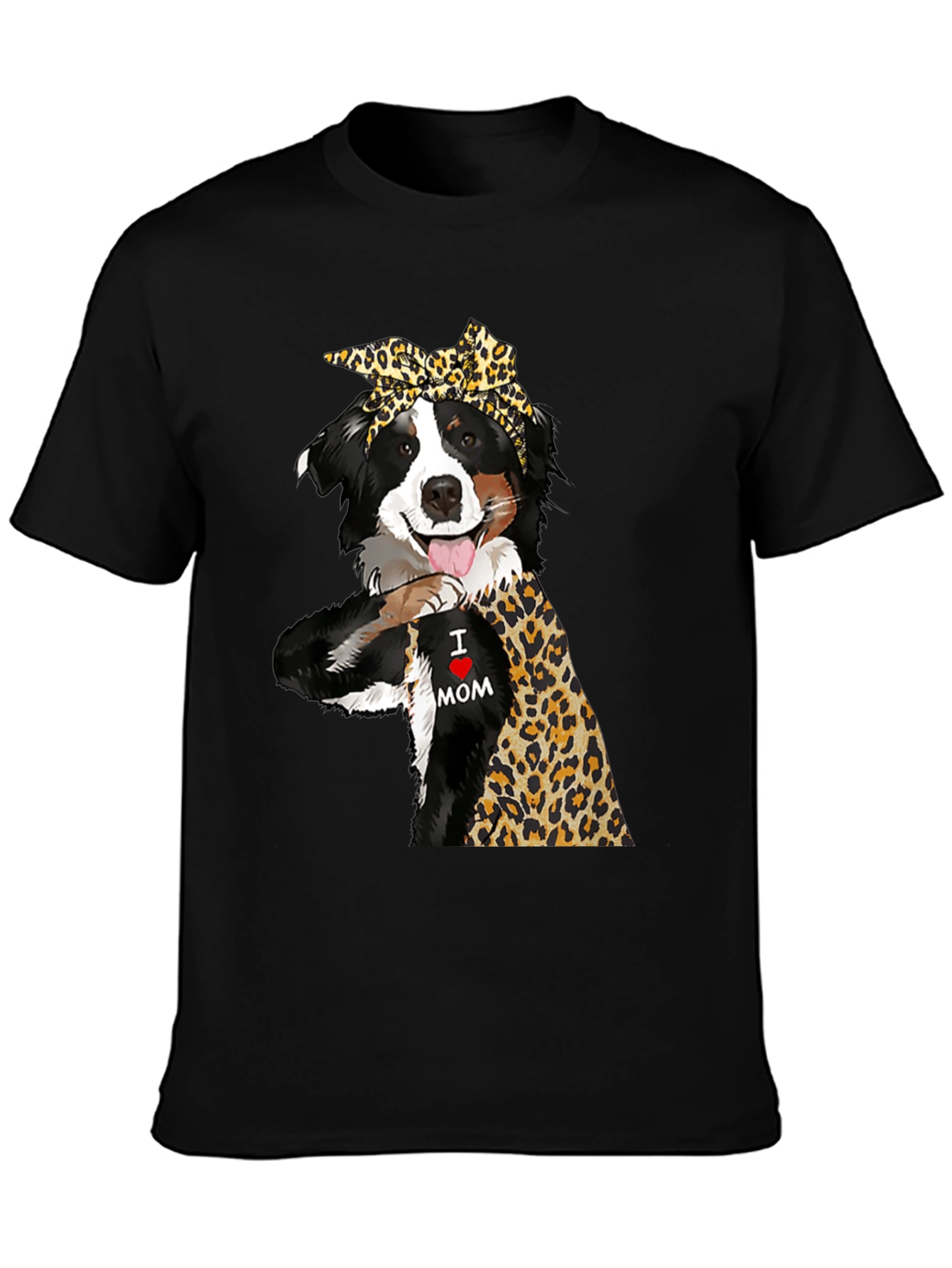 I Love Mom Dog T-Shirt