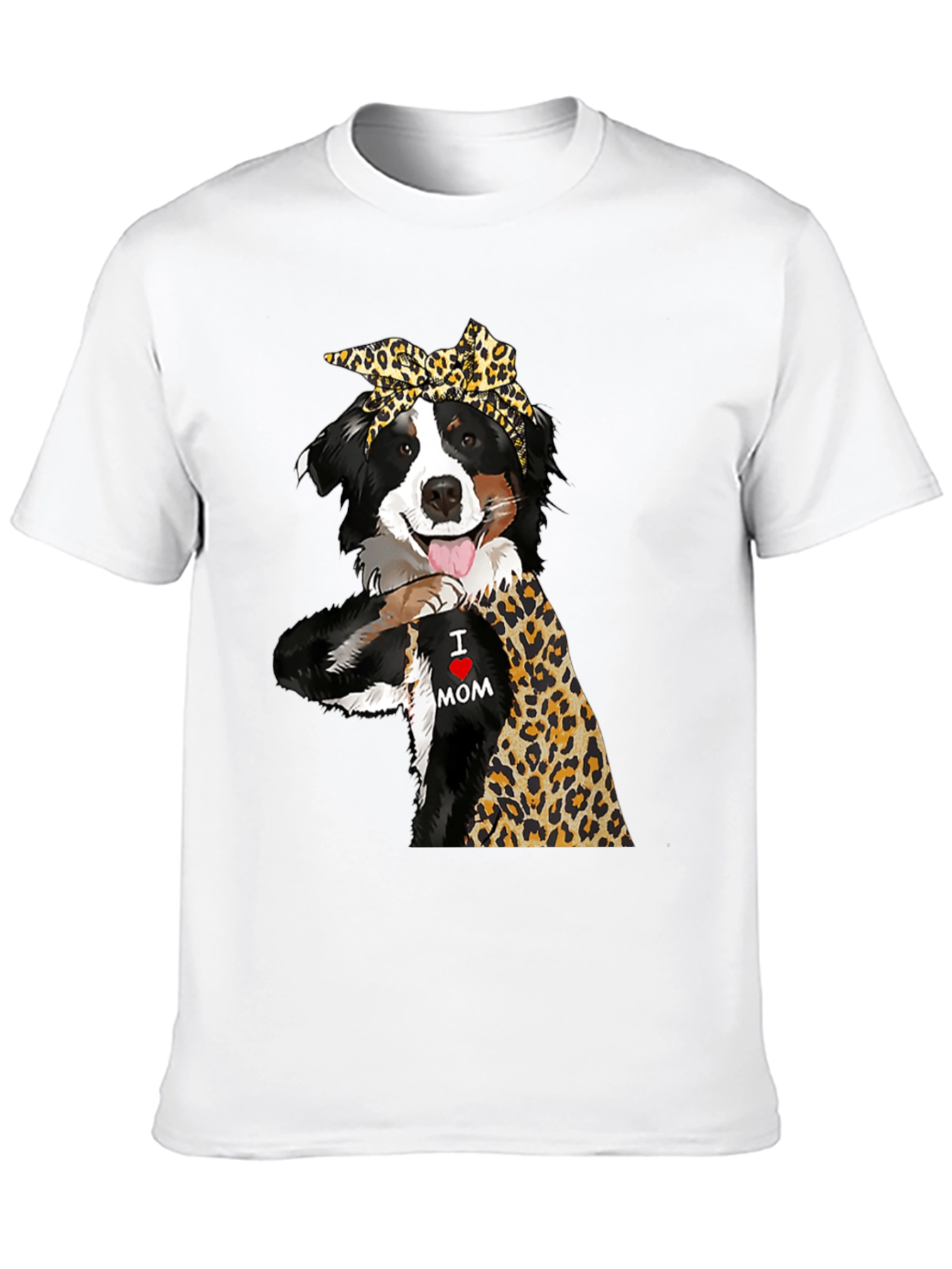 I Love Mom Dog T-Shirt