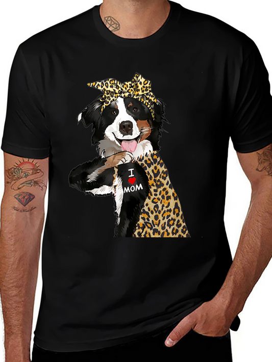 I Love Mom Dog T-Shirt