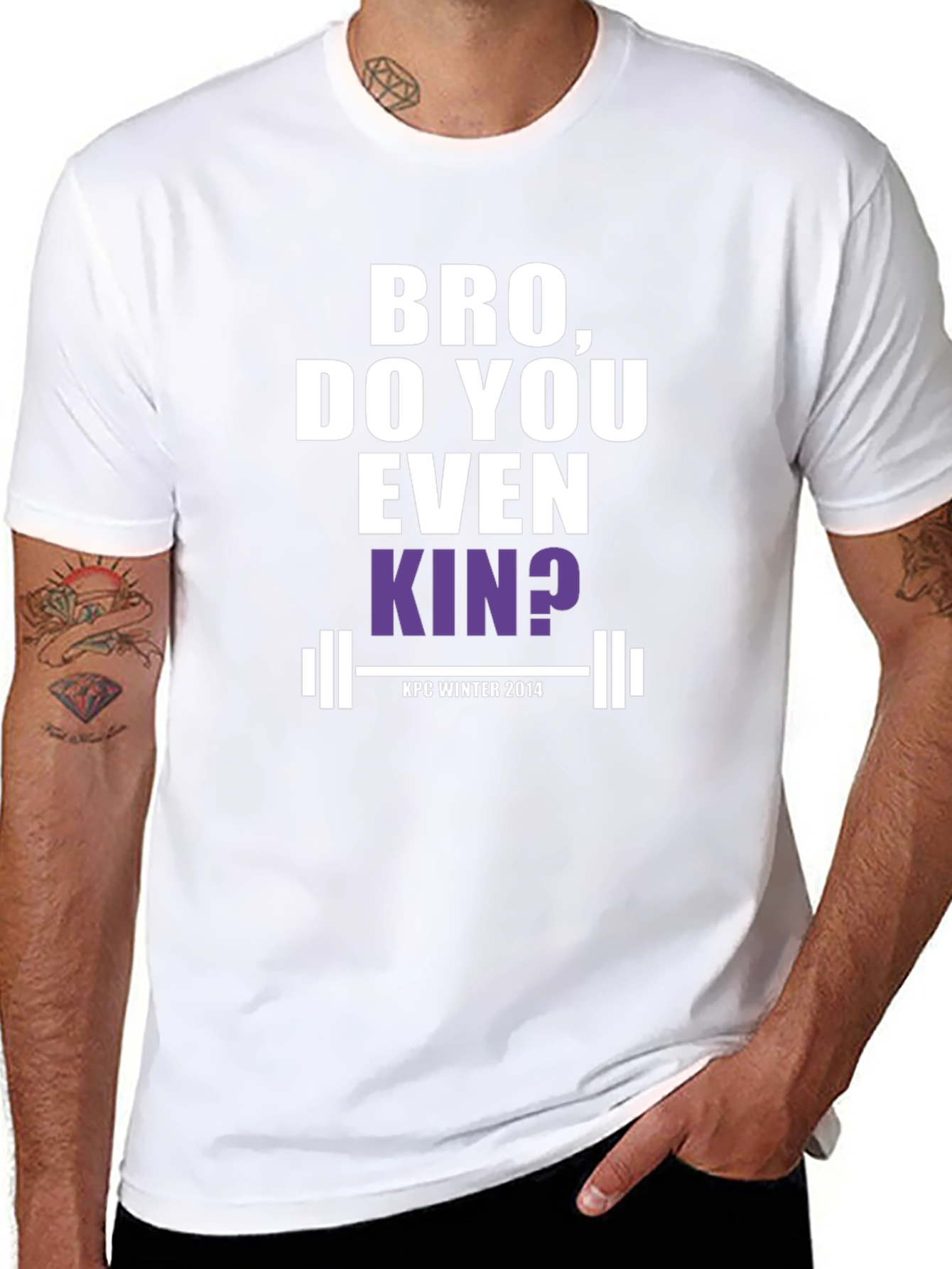Bro Do You Even Kin? Black T-Shirt