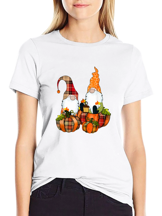 Fall Gnome T-Shirt - Pumpkin Patch Gnomes Tee