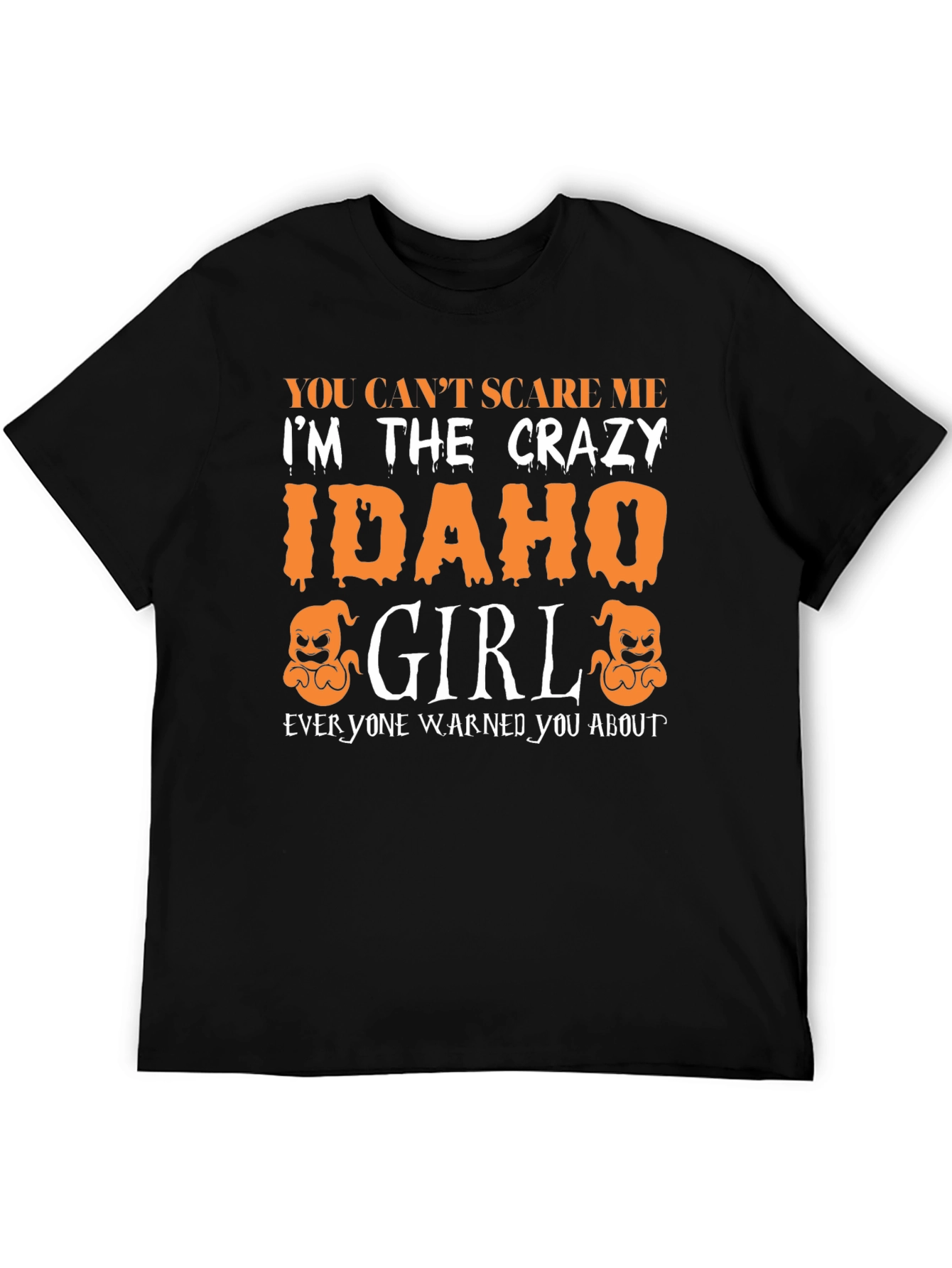 Crazy Idaho Girl Halloween T-Shirt