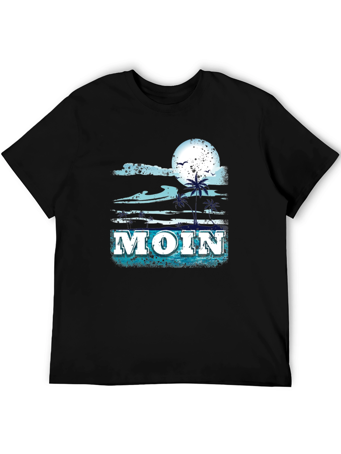 Moin Graphic Tee - Beach Theme