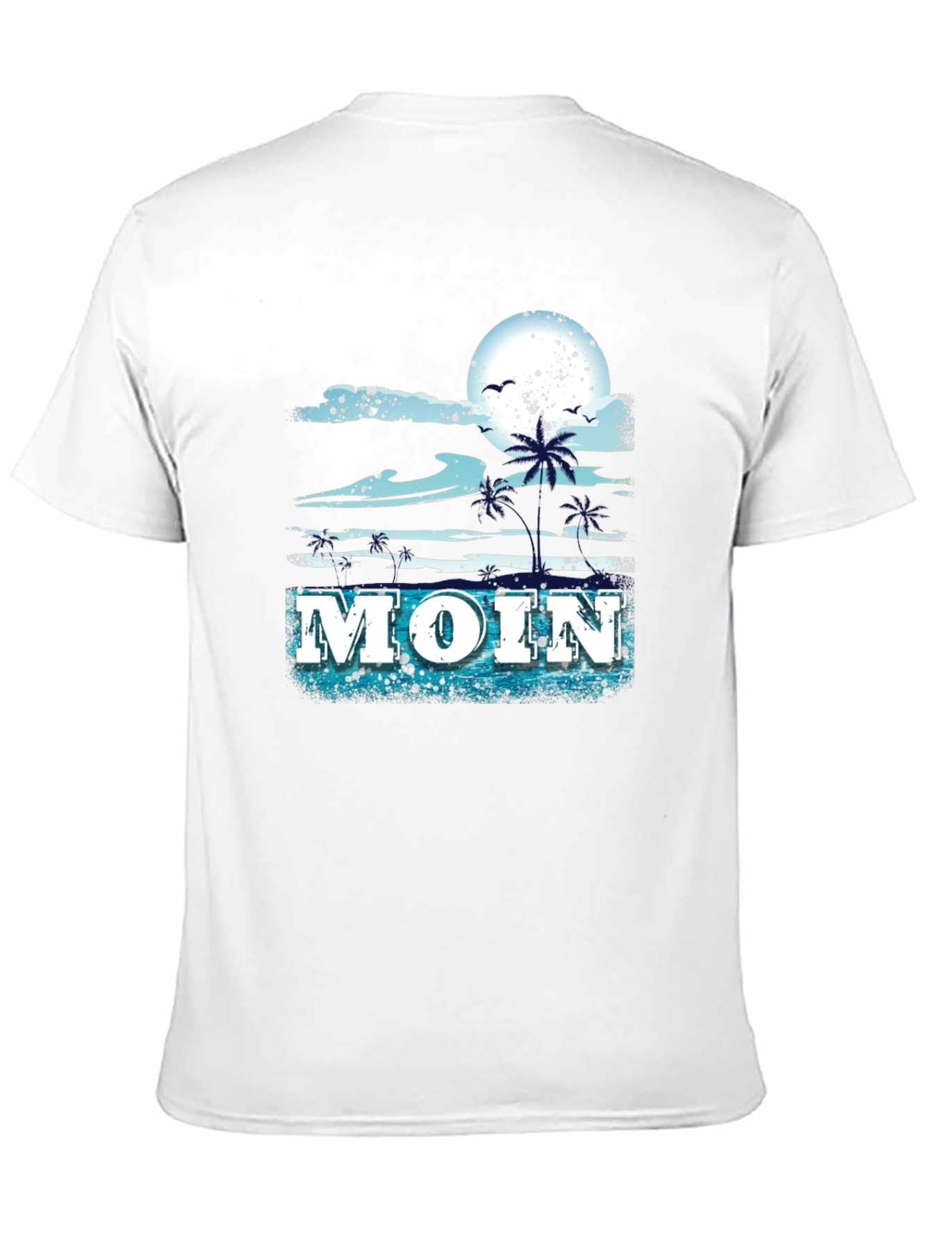Moin Graphic Tee - Beach Theme