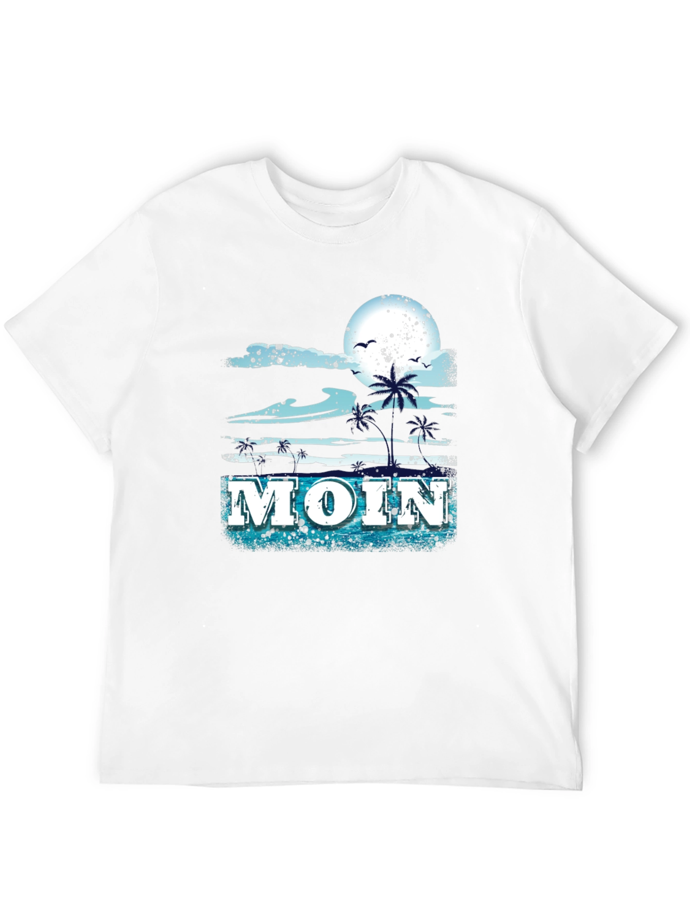 Moin Graphic Tee - Beach Theme