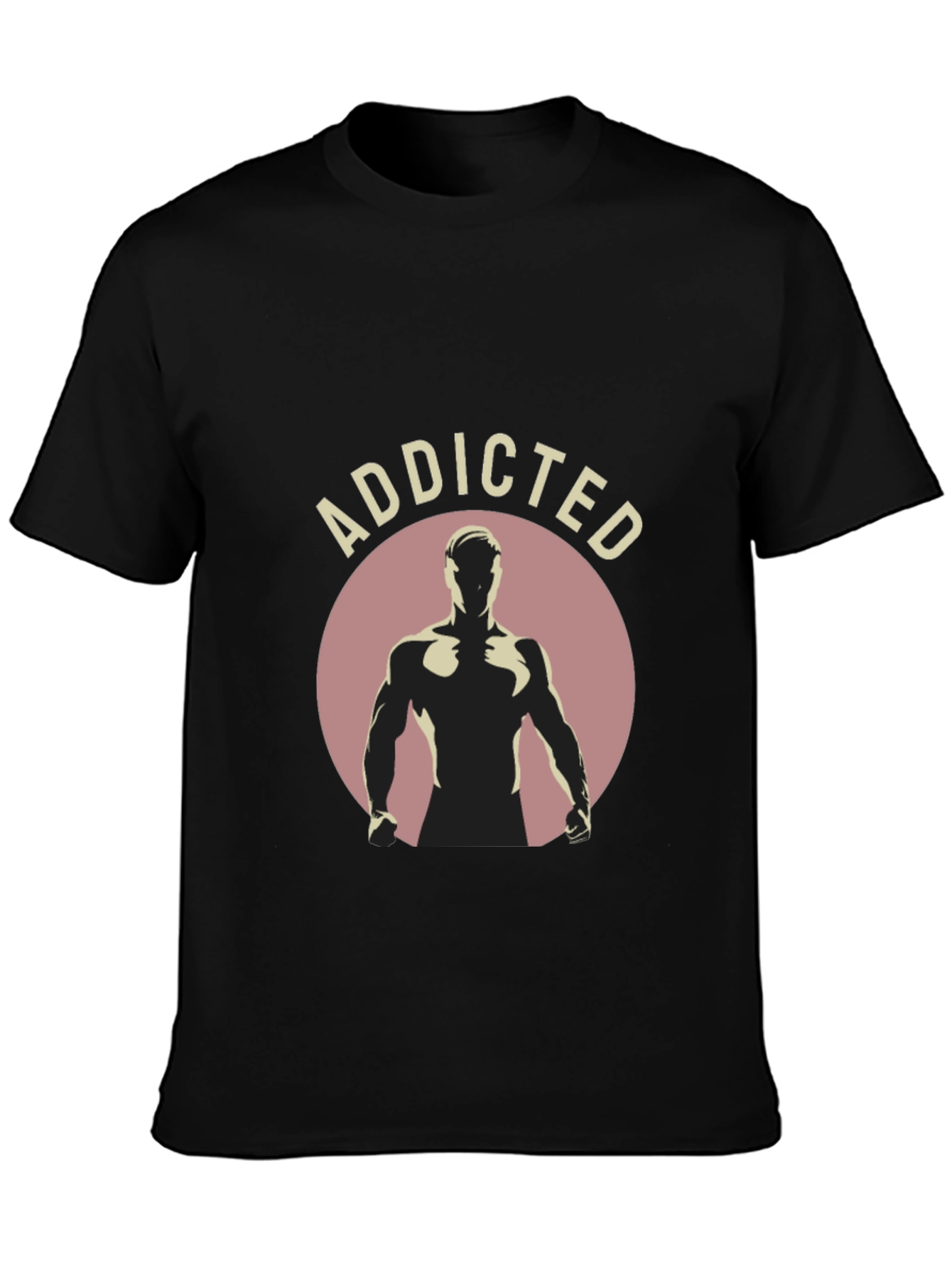 Addicted Graphic Tee - Mens Black T-Shirt