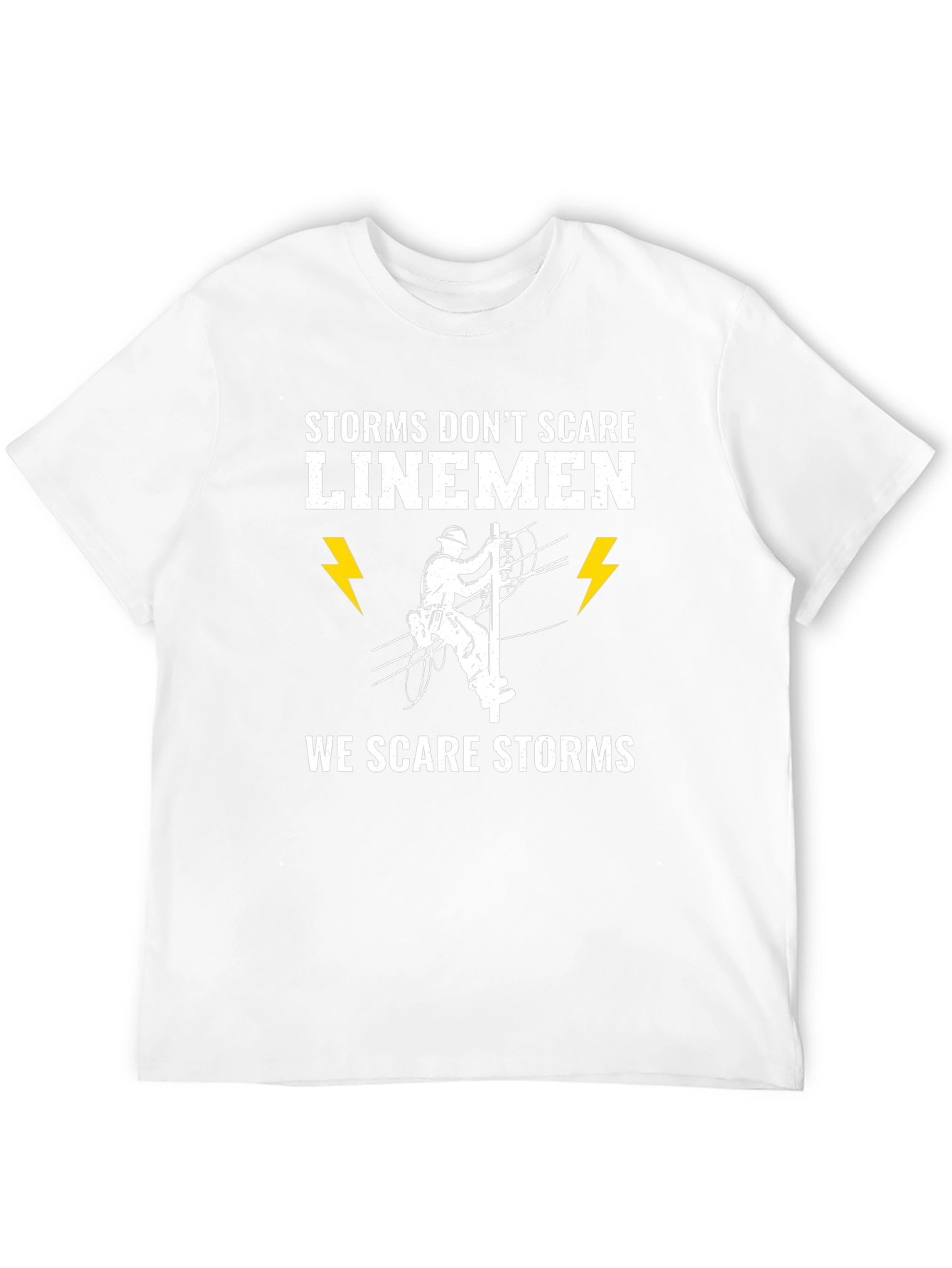 Storms Dont Scare Linemen T-Shirt